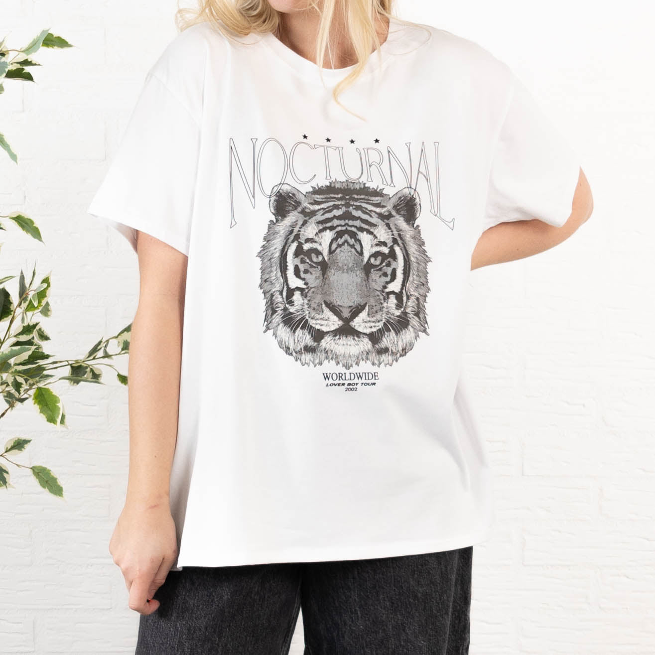 Nocturnal t-shirt, Hvid