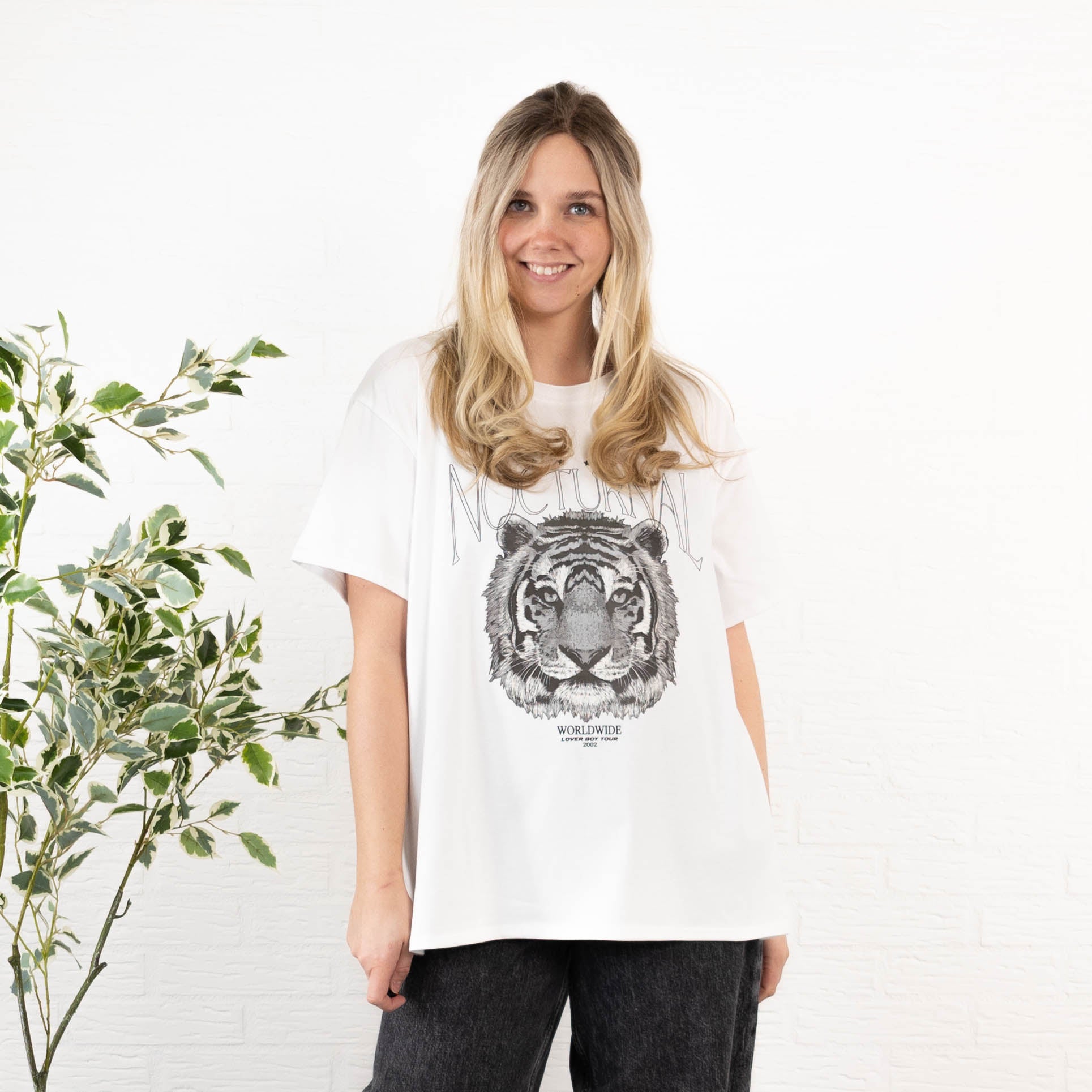 Nocturnal t-shirt, Hvid