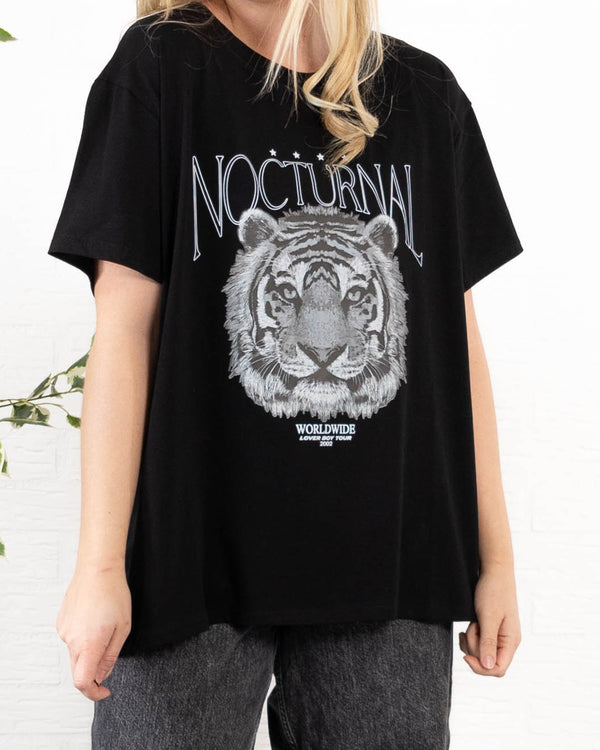 Nocturnal t-shirt, Sort