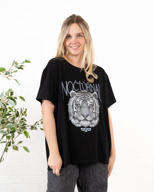 Nocturnal t-shirt, Sort