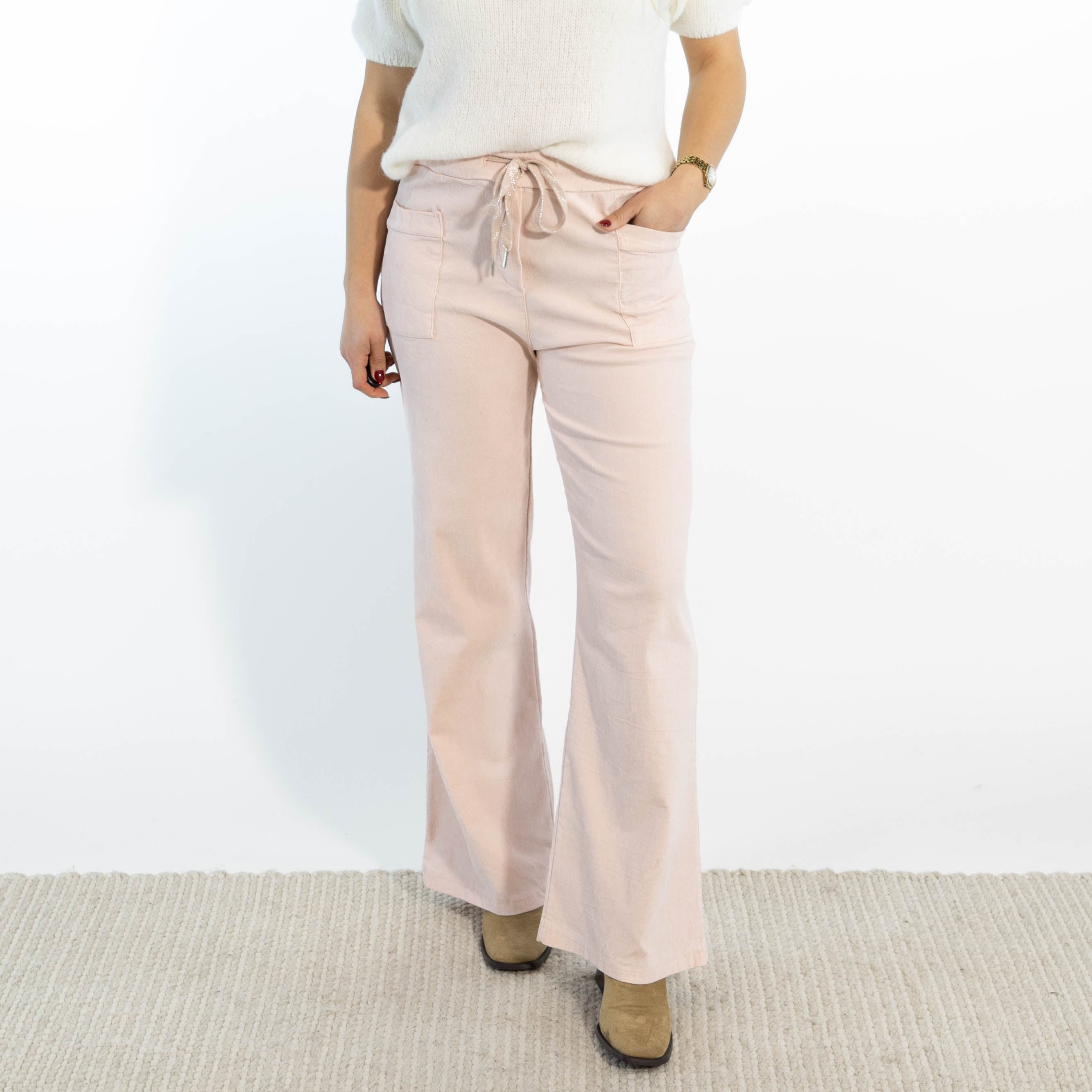Christy fløjlsbukser, Rosa