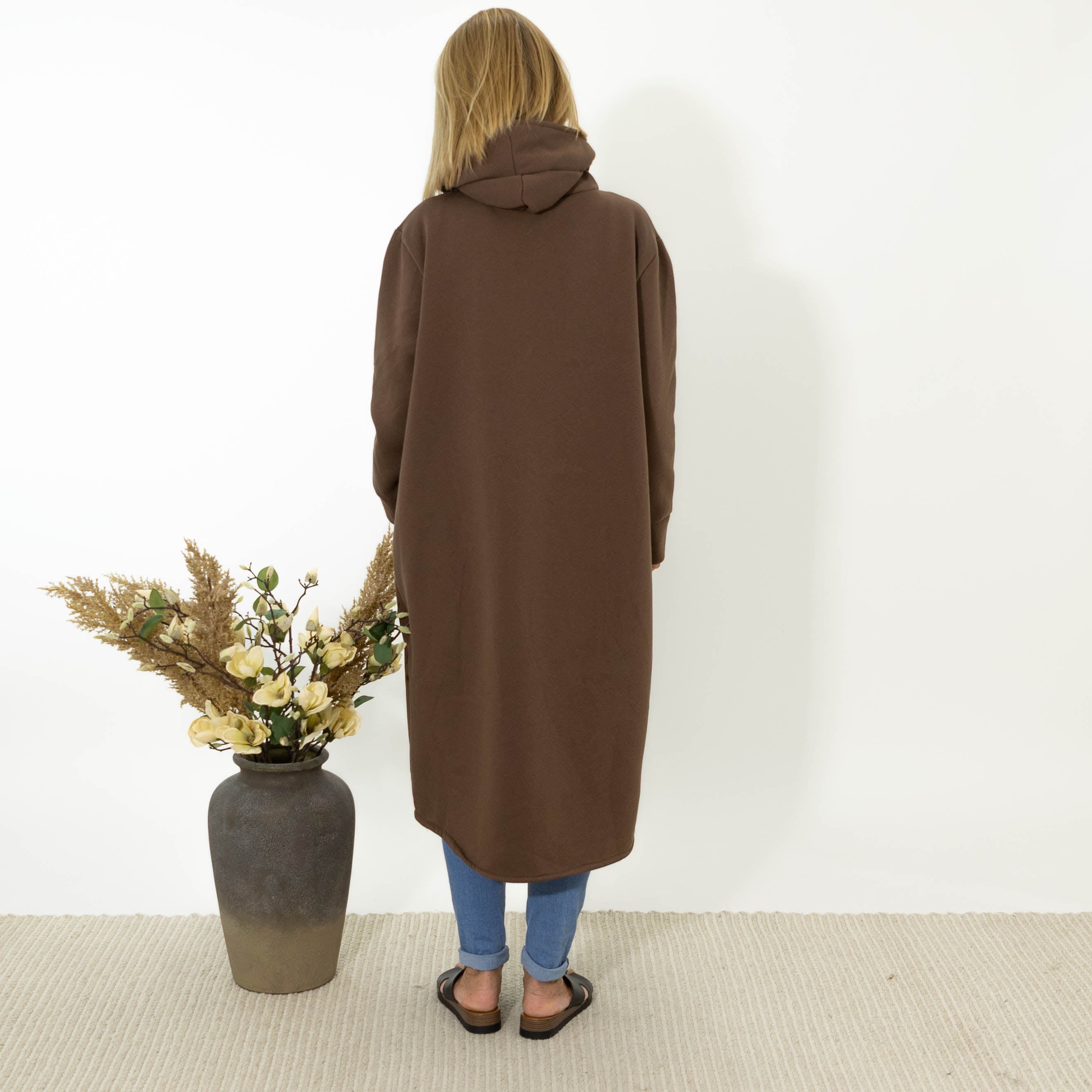 Bertie sweatshirt jakke, Choko