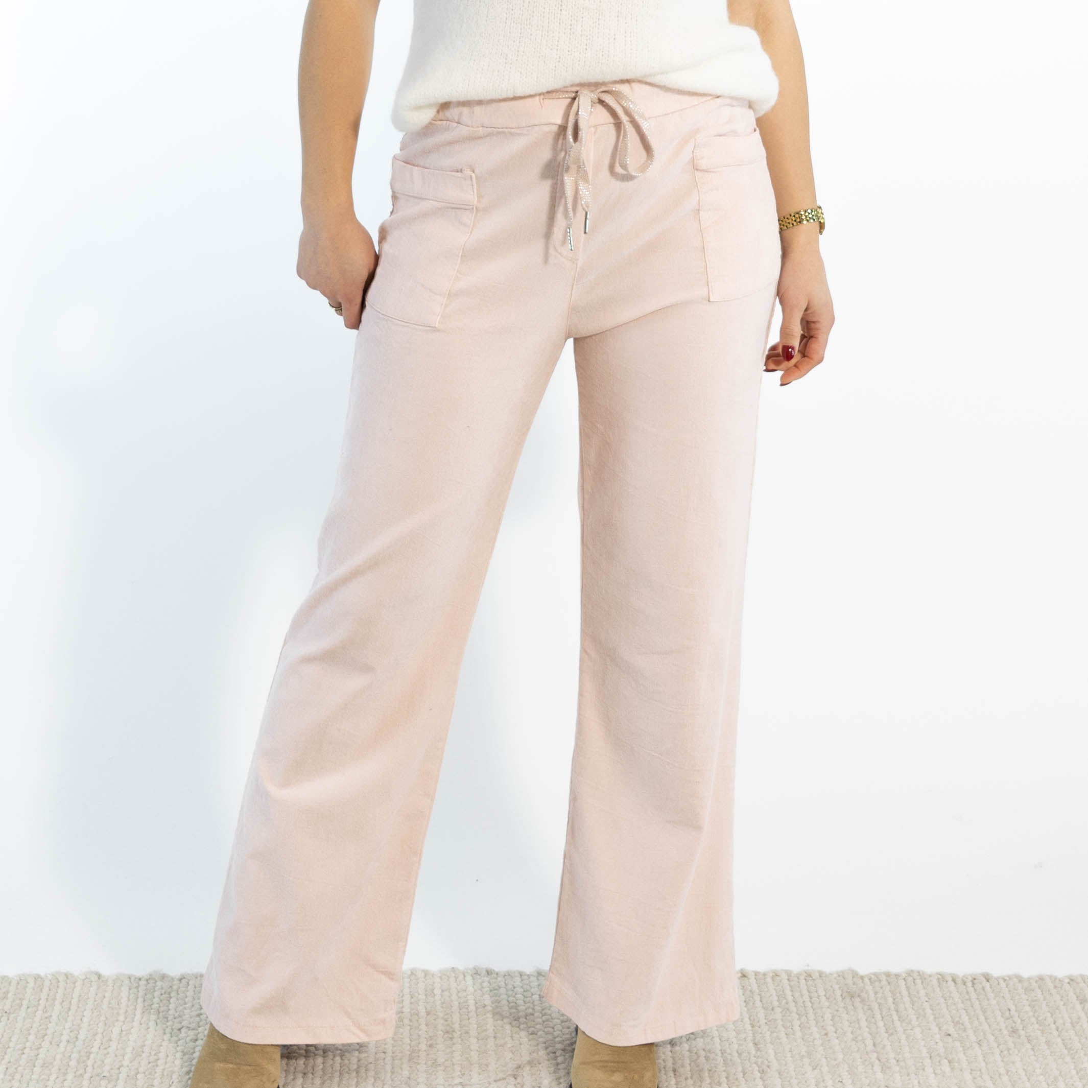 Christy fløjlsbukser, Rosa