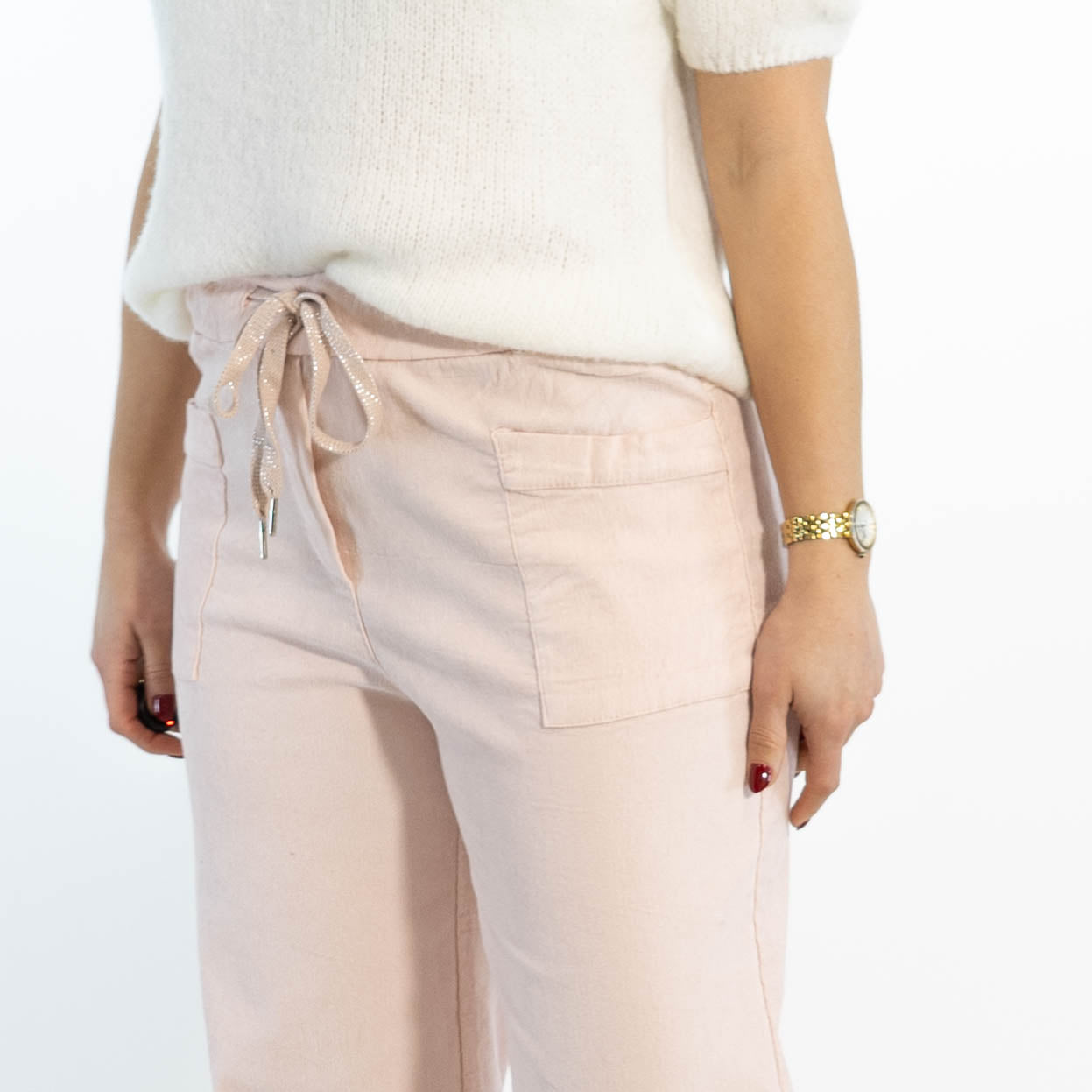 Christy fløjlsbukser, Rosa