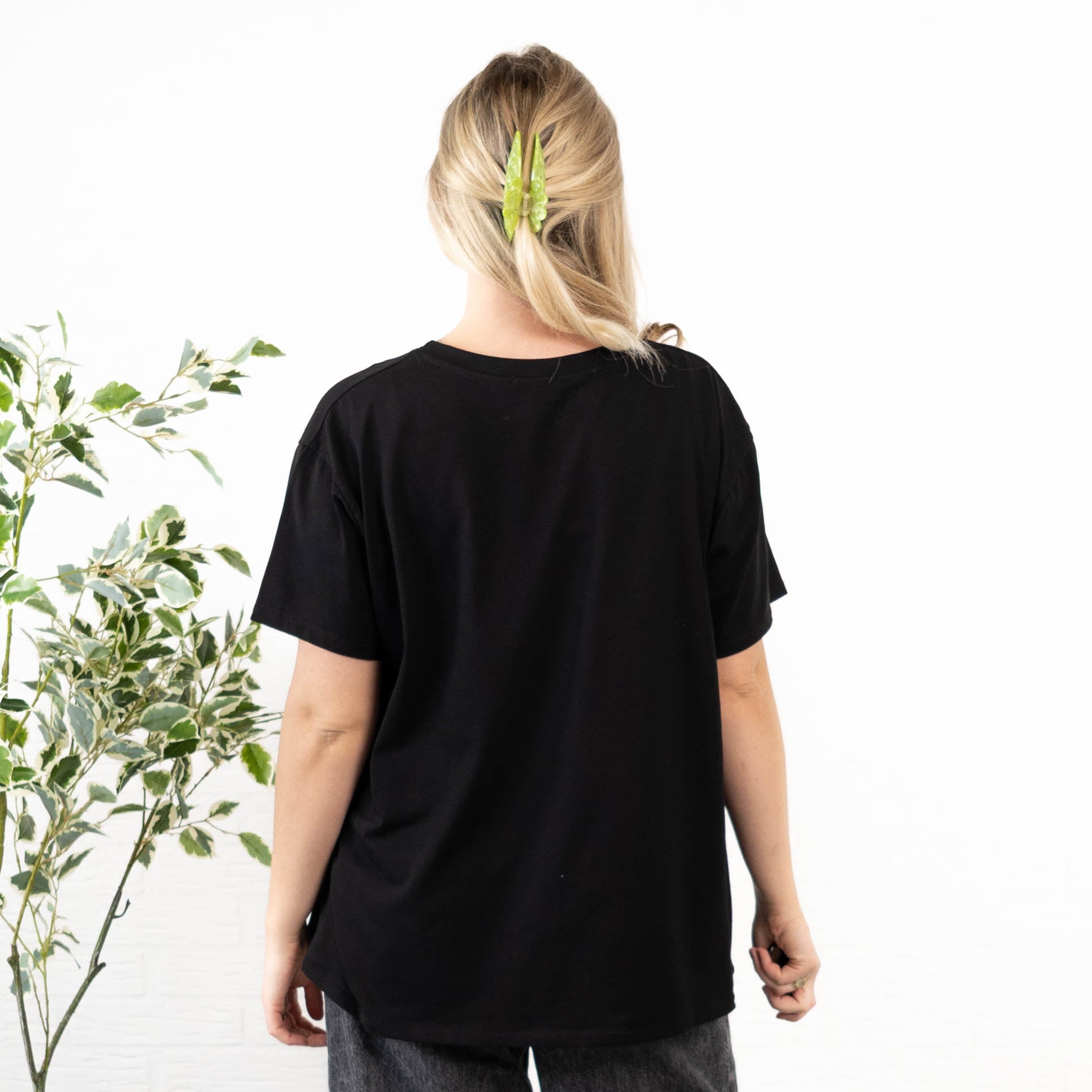 American lover t-shirt, Sort