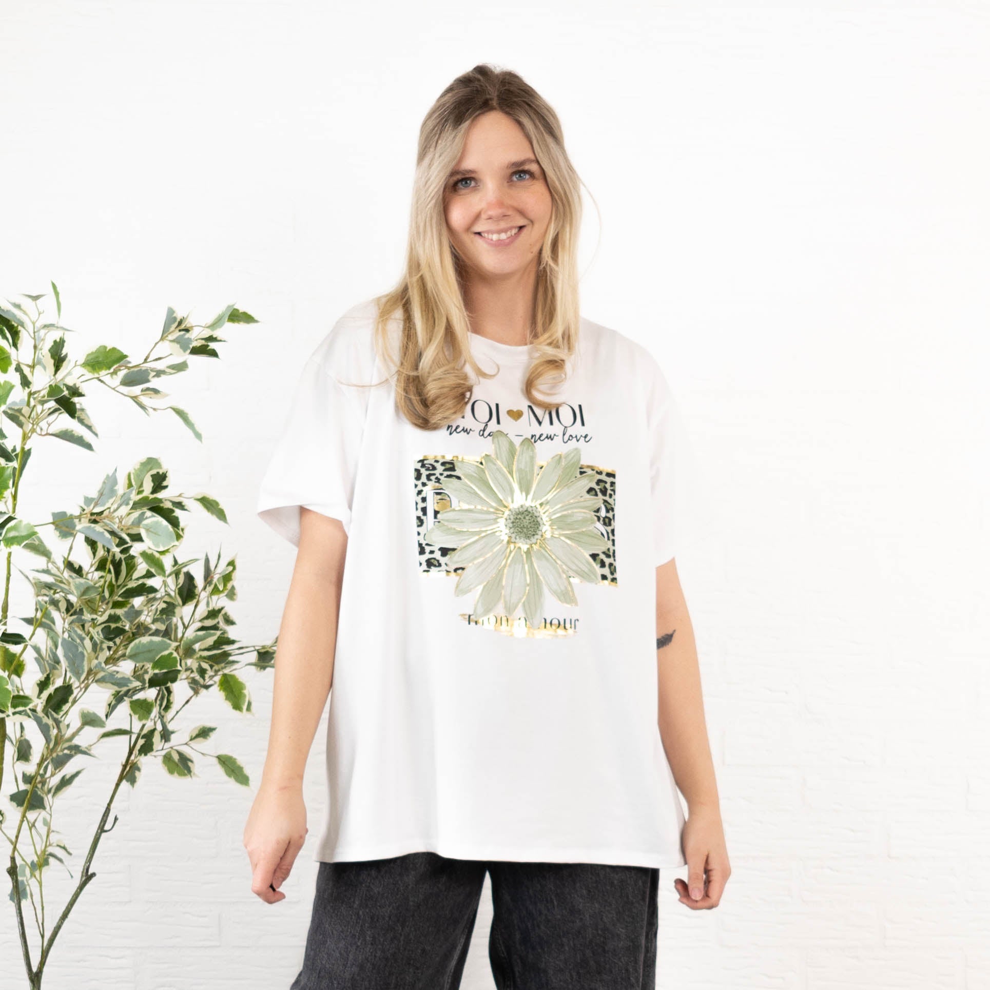 Tio Moi t-shirt, Khaki