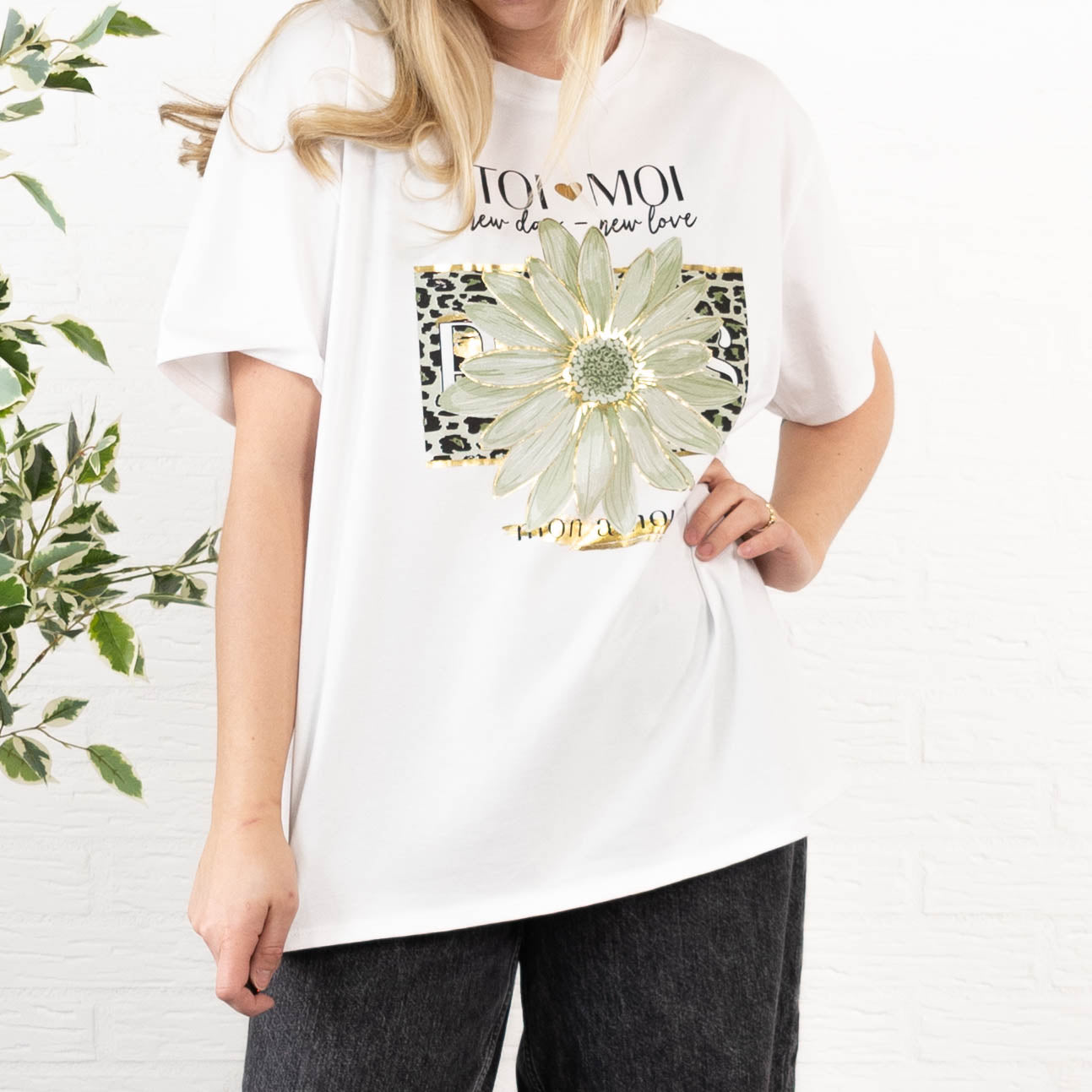 Tio Moi t-shirt, Khaki