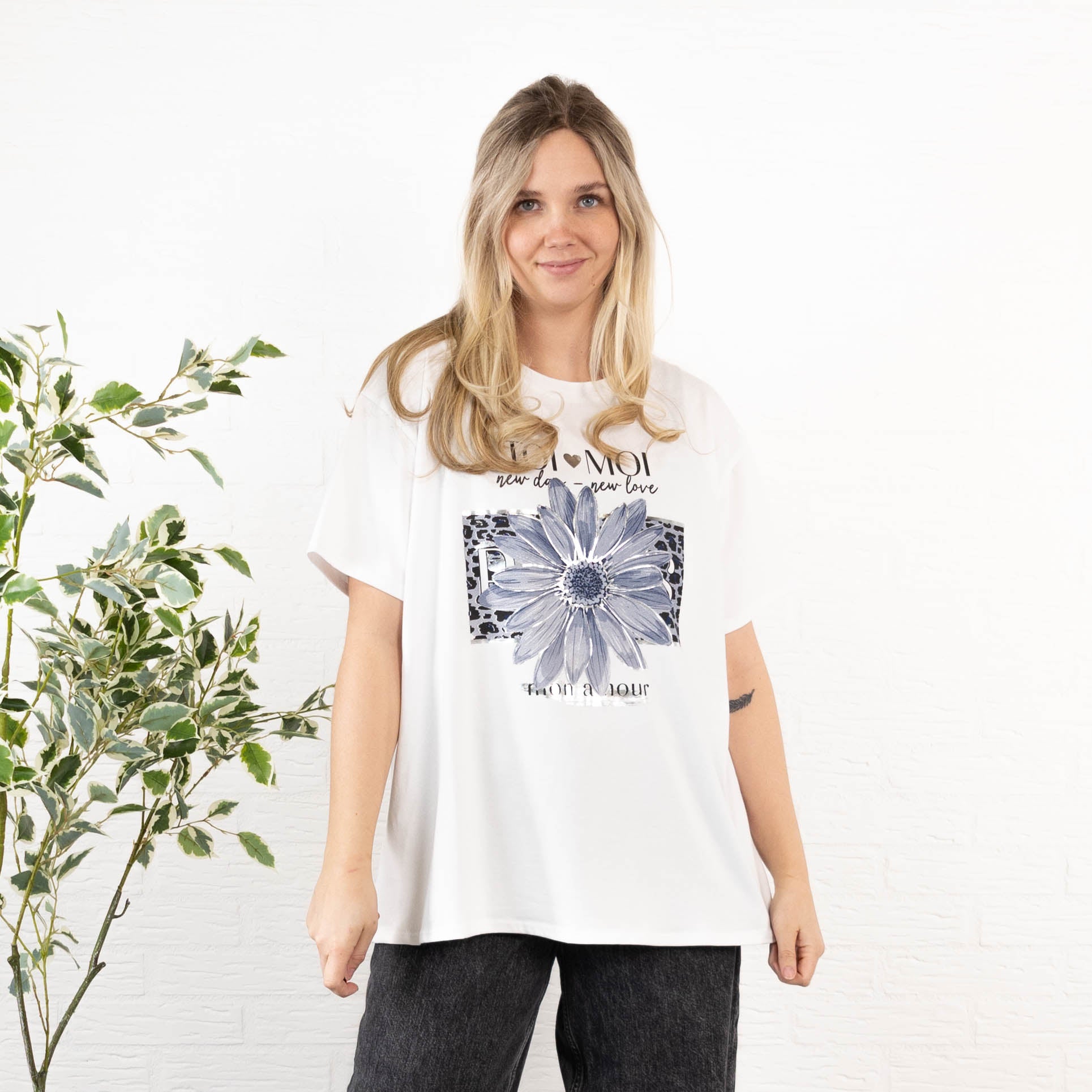 Tio Moi t-shirt, Navy