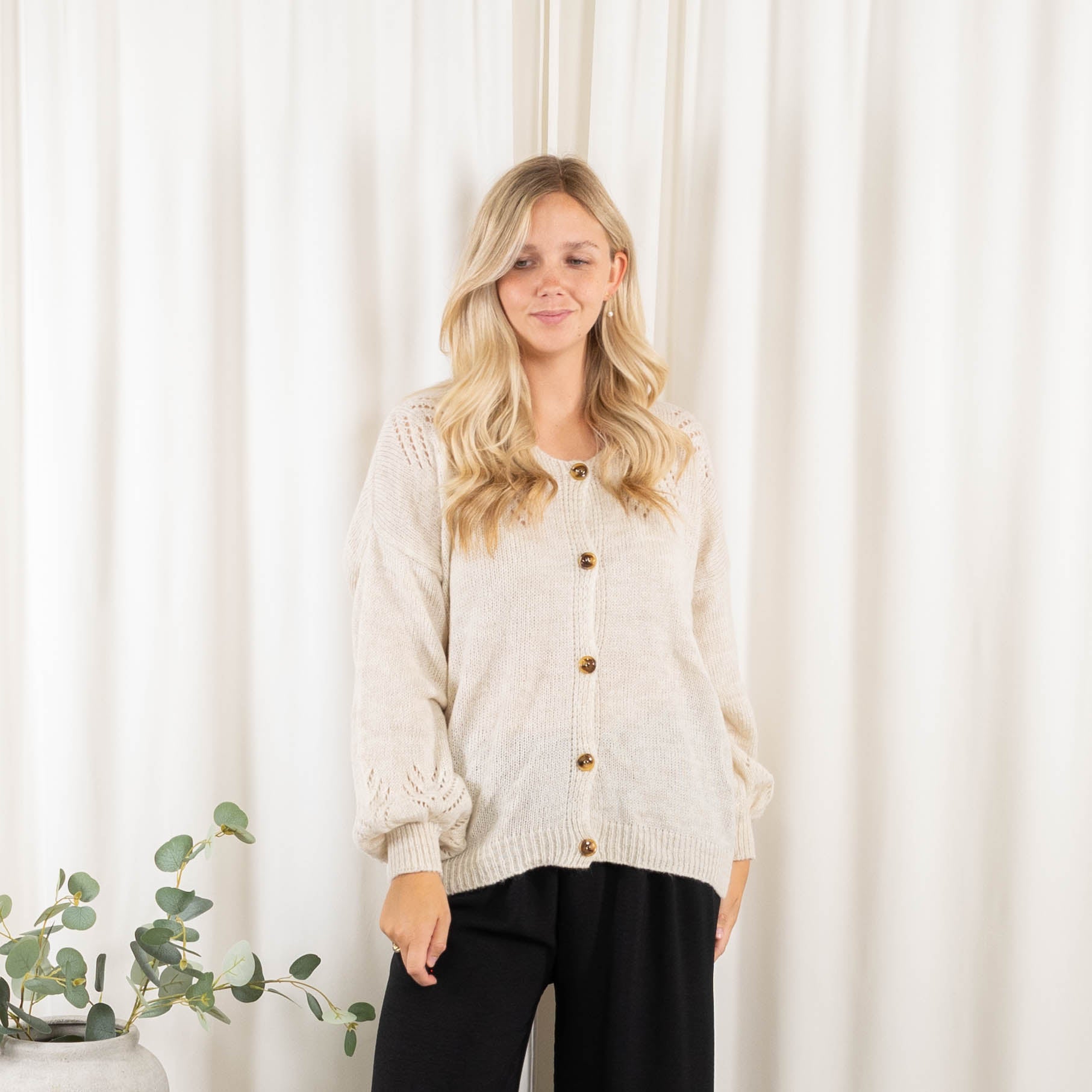 Katlyn cardigan, Beige