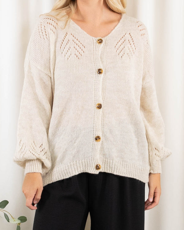 Katlyn cardigan, Beige