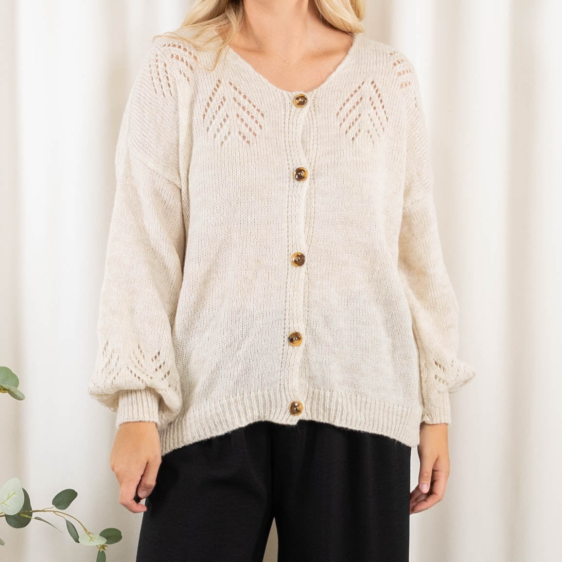 Katlyn cardigan, Beige