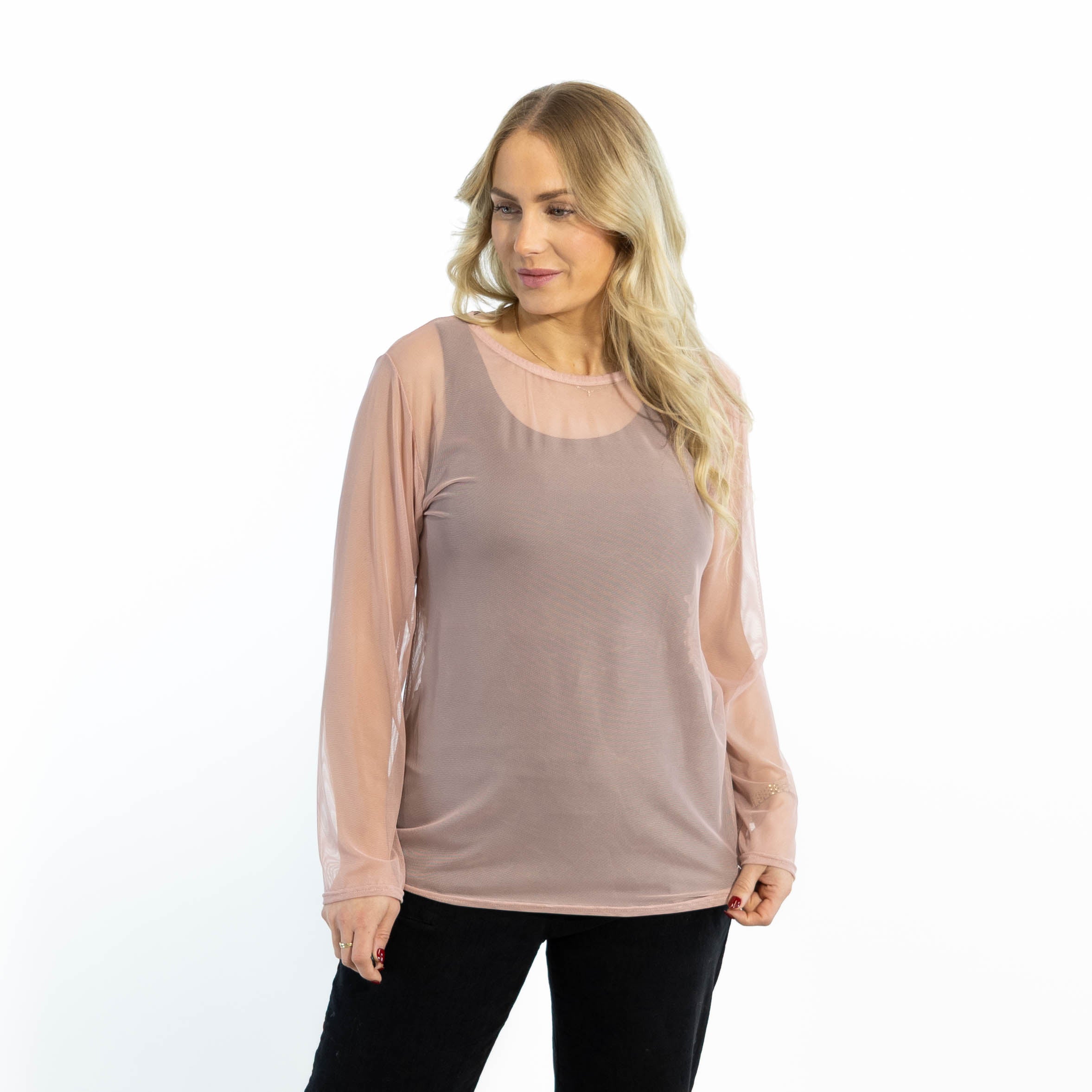 Sally mesh overdel, Rosa