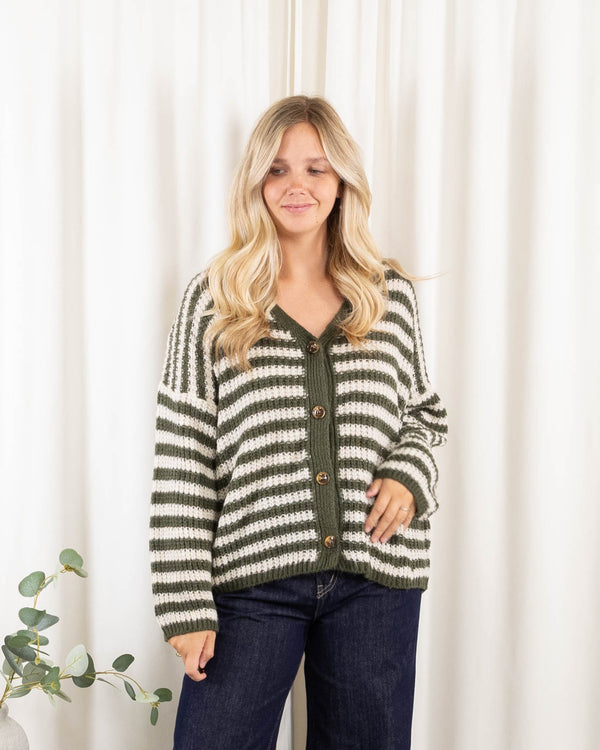 Jonna cardigan, Miligrøn