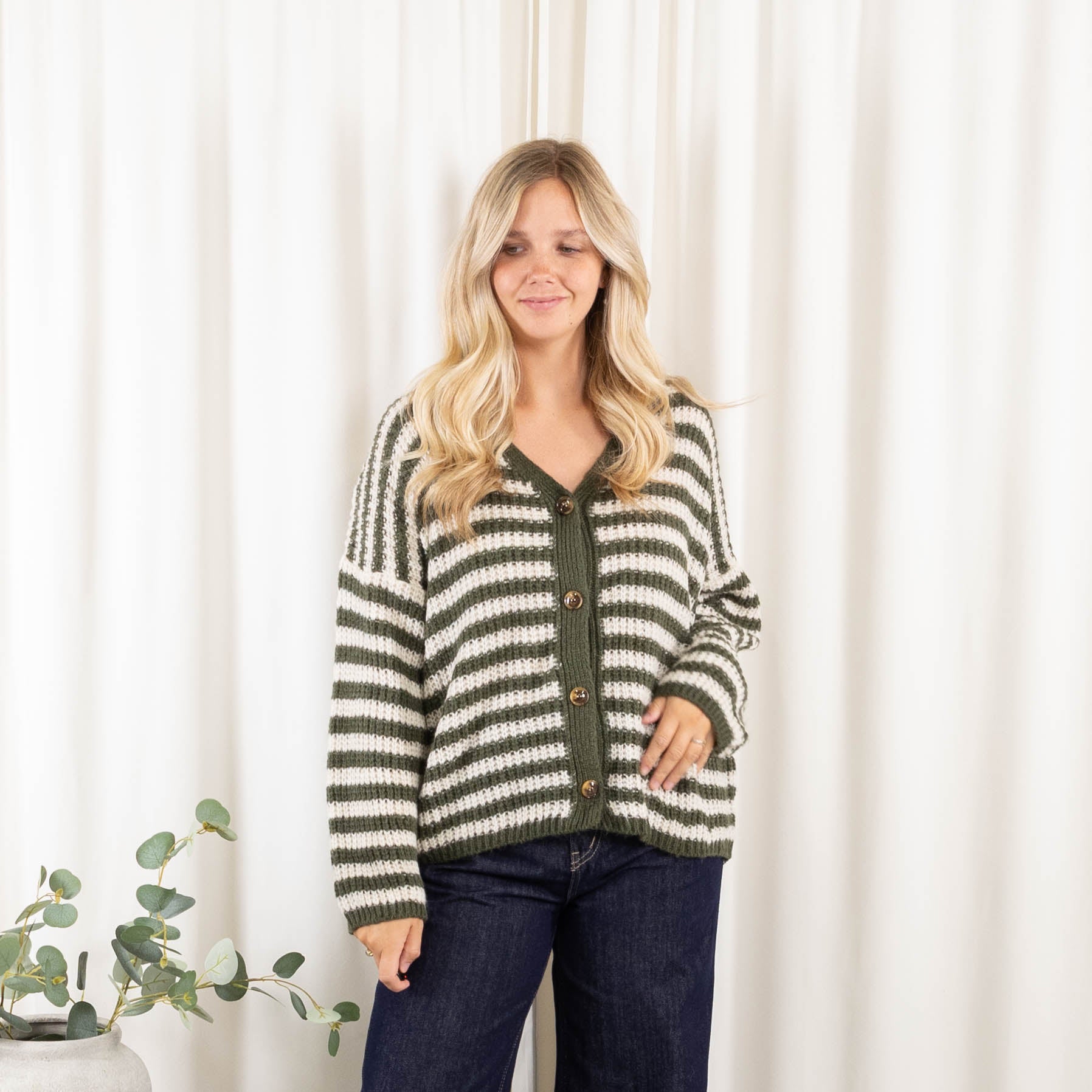 Jonna cardigan, Miligrøn