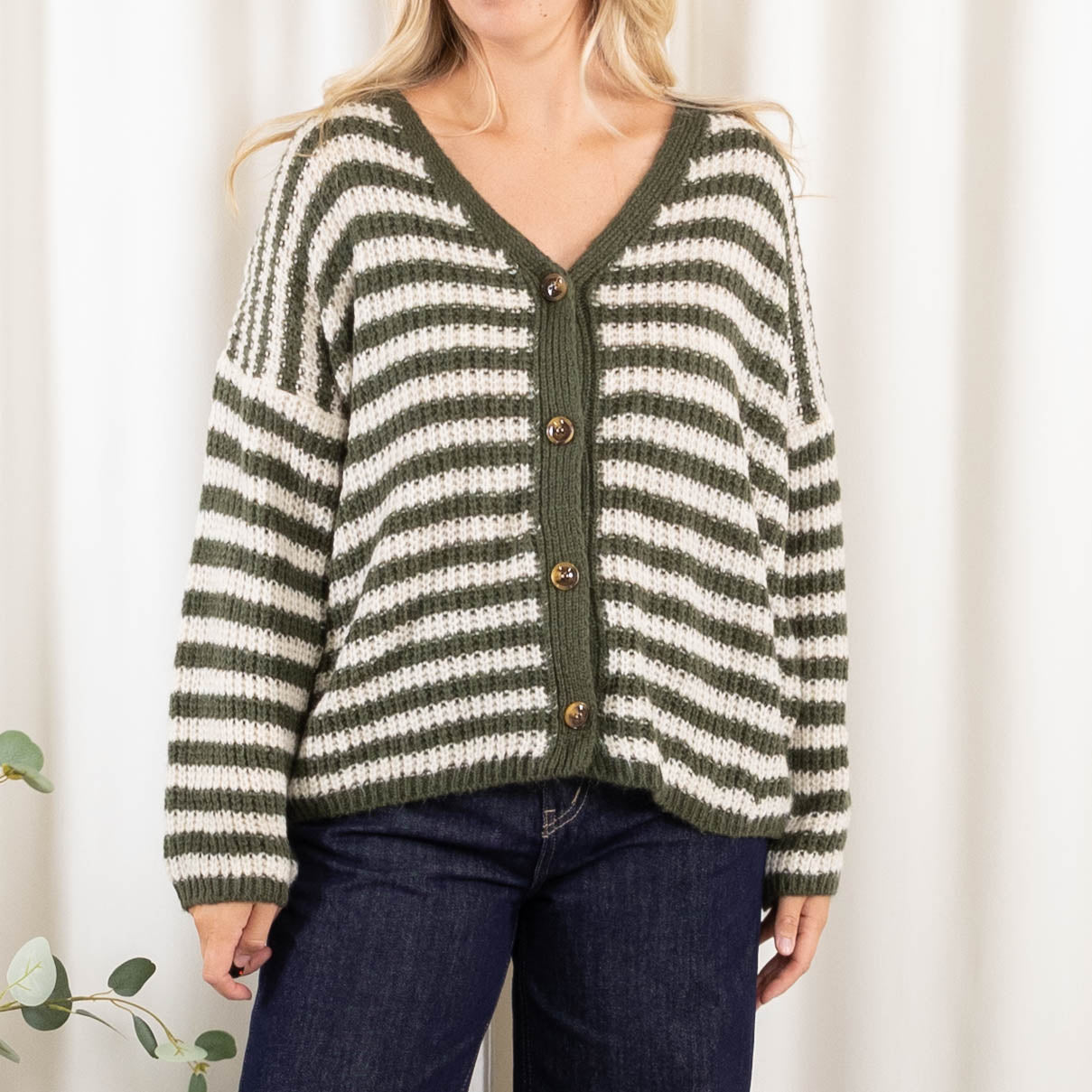 Jonna cardigan, Miligrøn