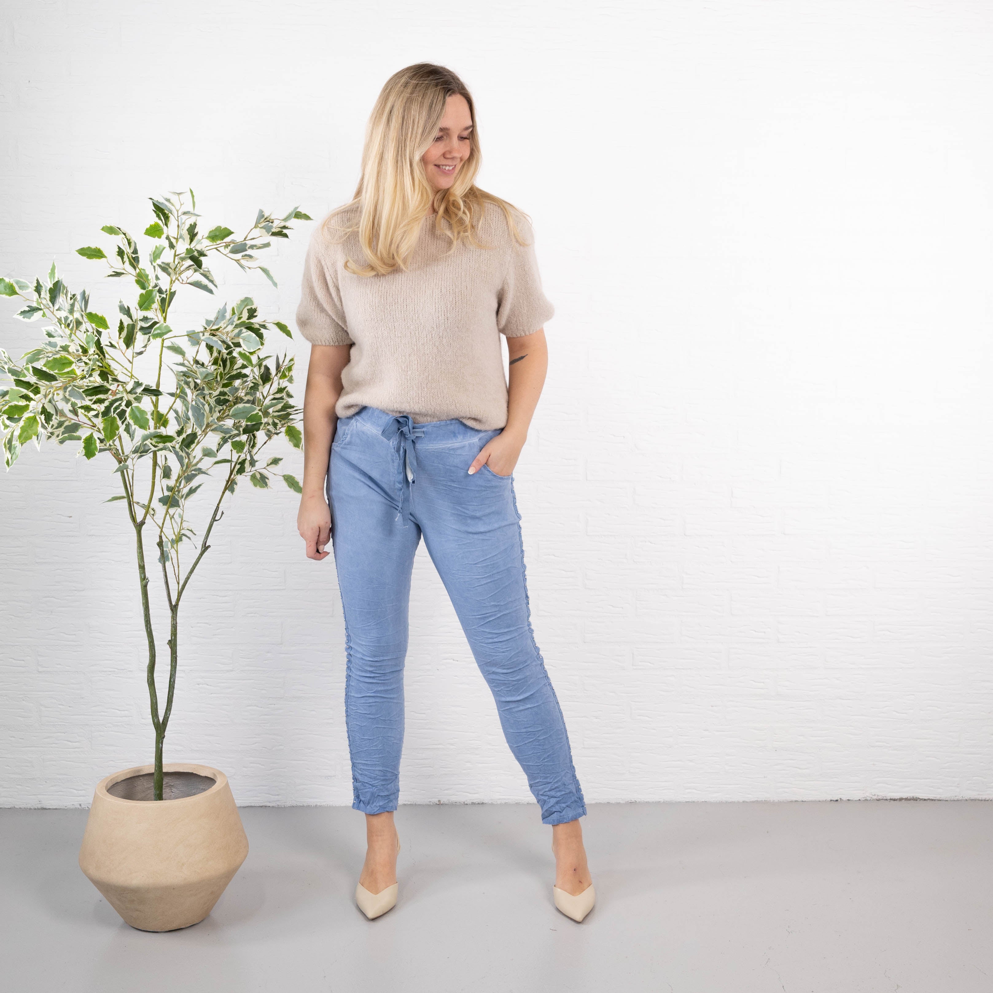 Sammy bukser, Lyseblå