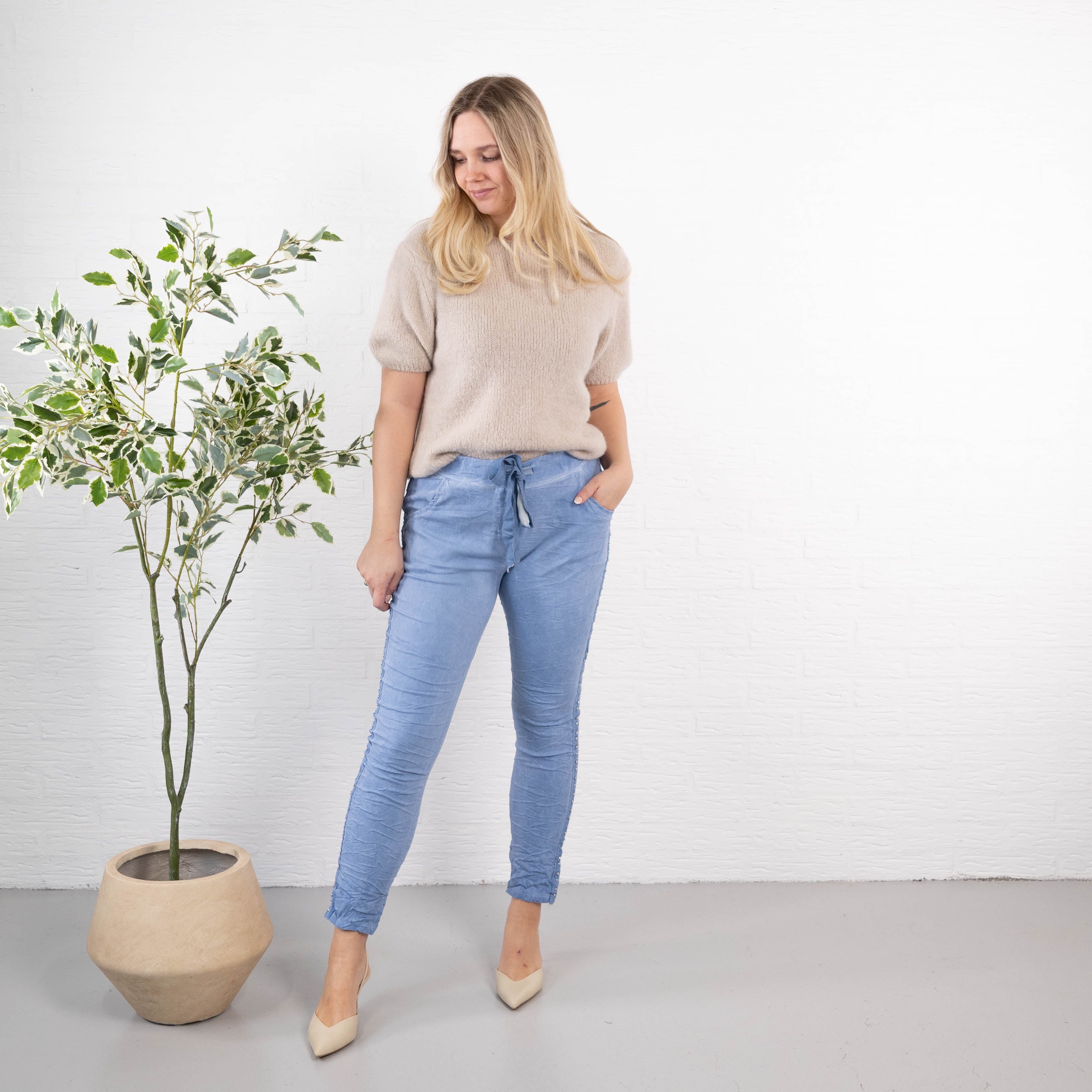 Sammy bukser, Lyseblå