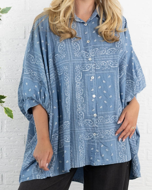 Christa skjorte, Denim