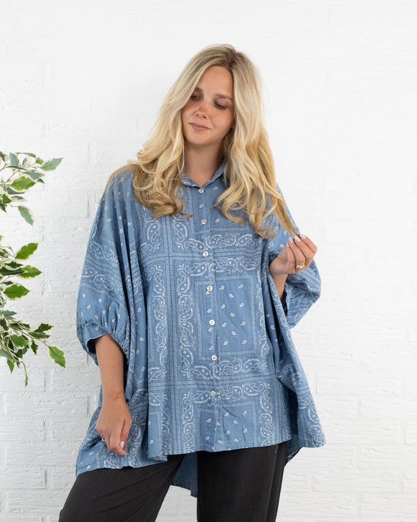 Christa skjorte, Denim