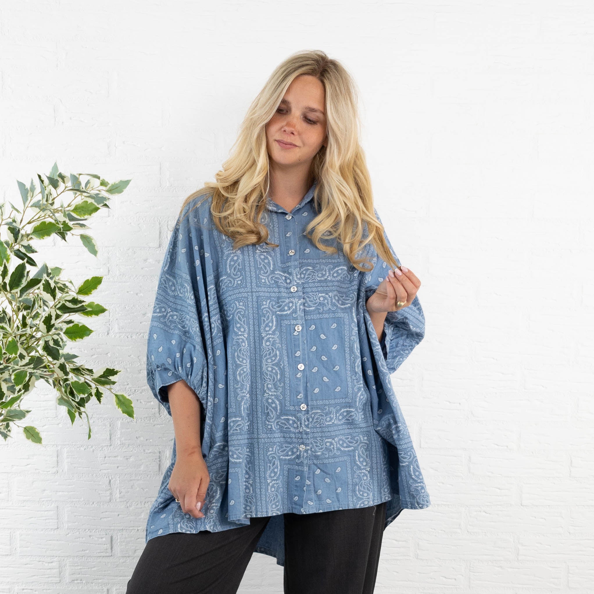 Christa skjorte, Denim