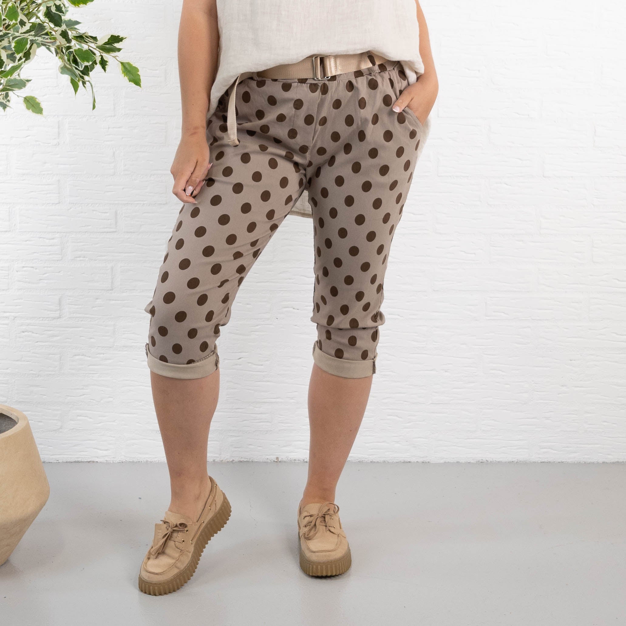 Pulse piratsbukser, Taupe