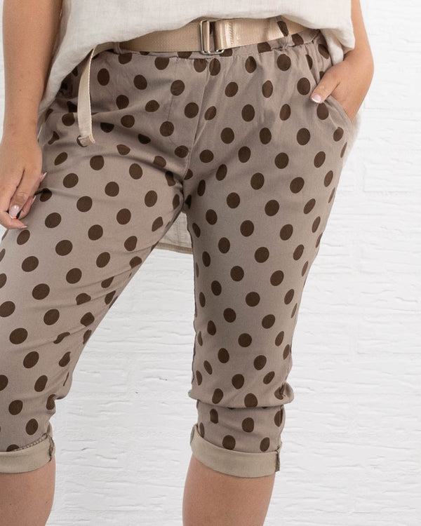 Pulse piratsbukser, Taupe