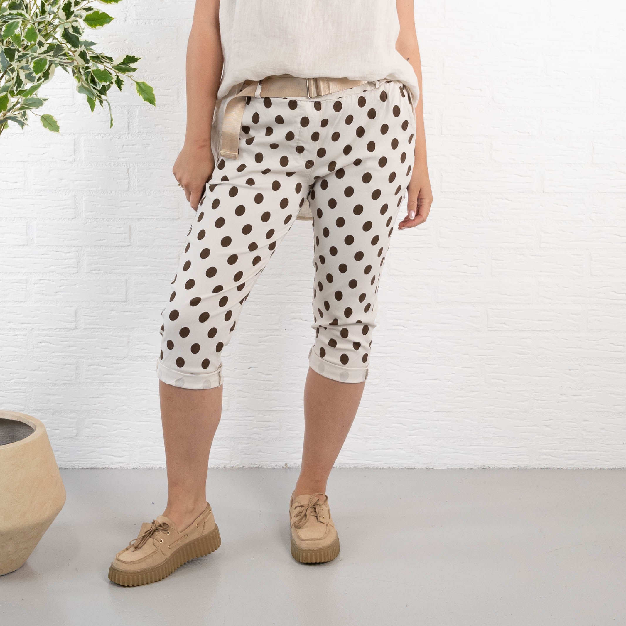 Pulse piratsbukser, Beige