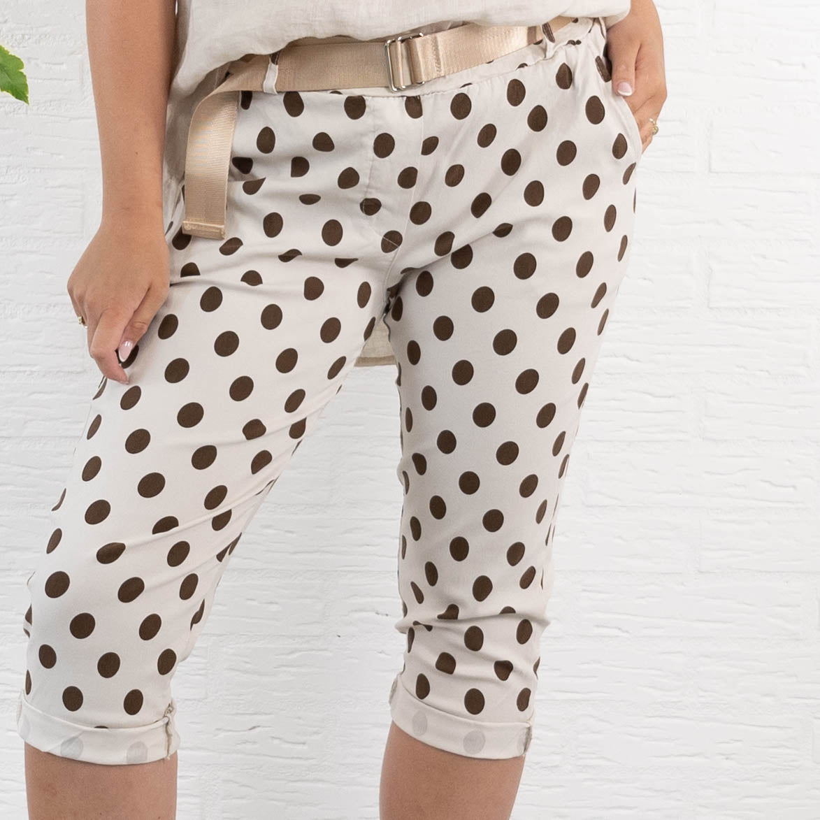 Pulse piratsbukser, Beige