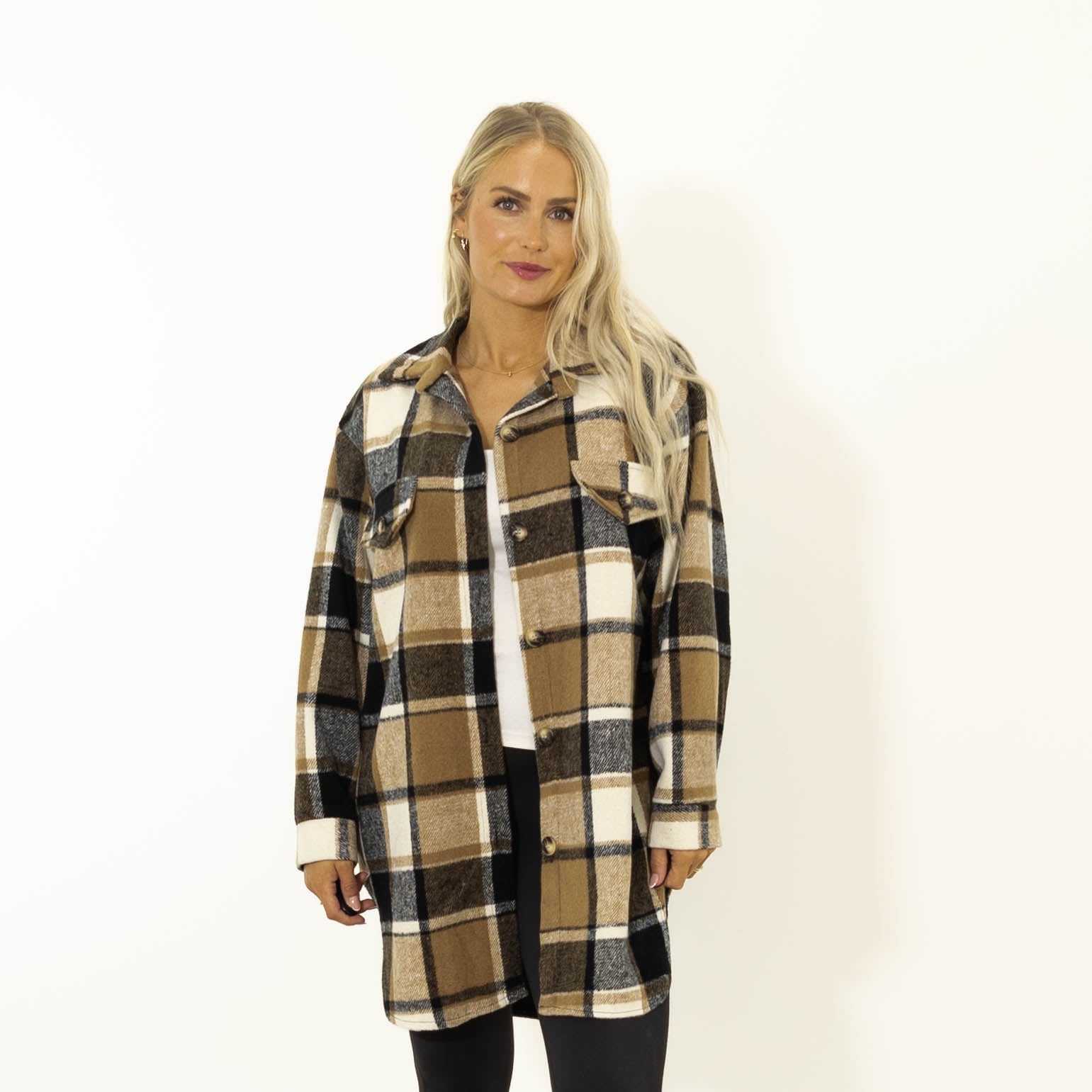 Amber ternet skovmands jakke, Camel