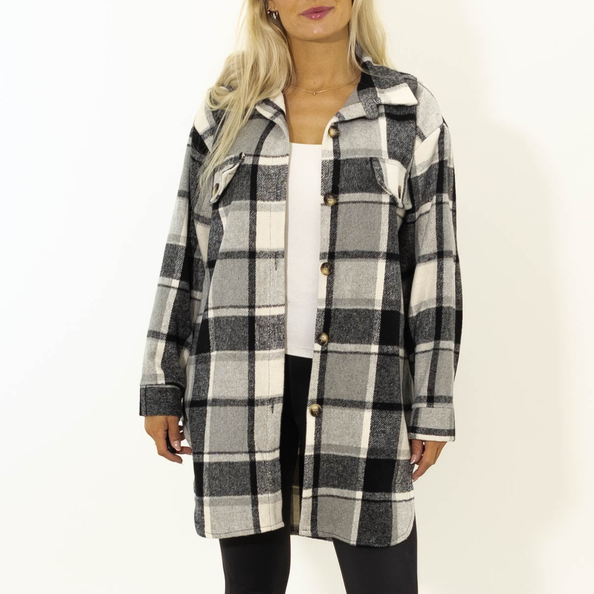 Amber ternet skovmands jakke, Sort