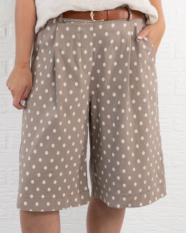 Pearl shorts, Taupe