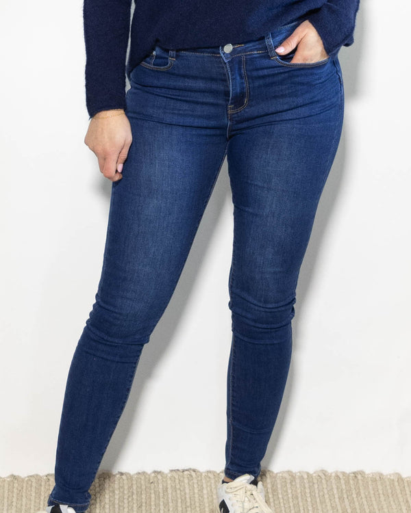 Petra push up jeans, Mørkvask
