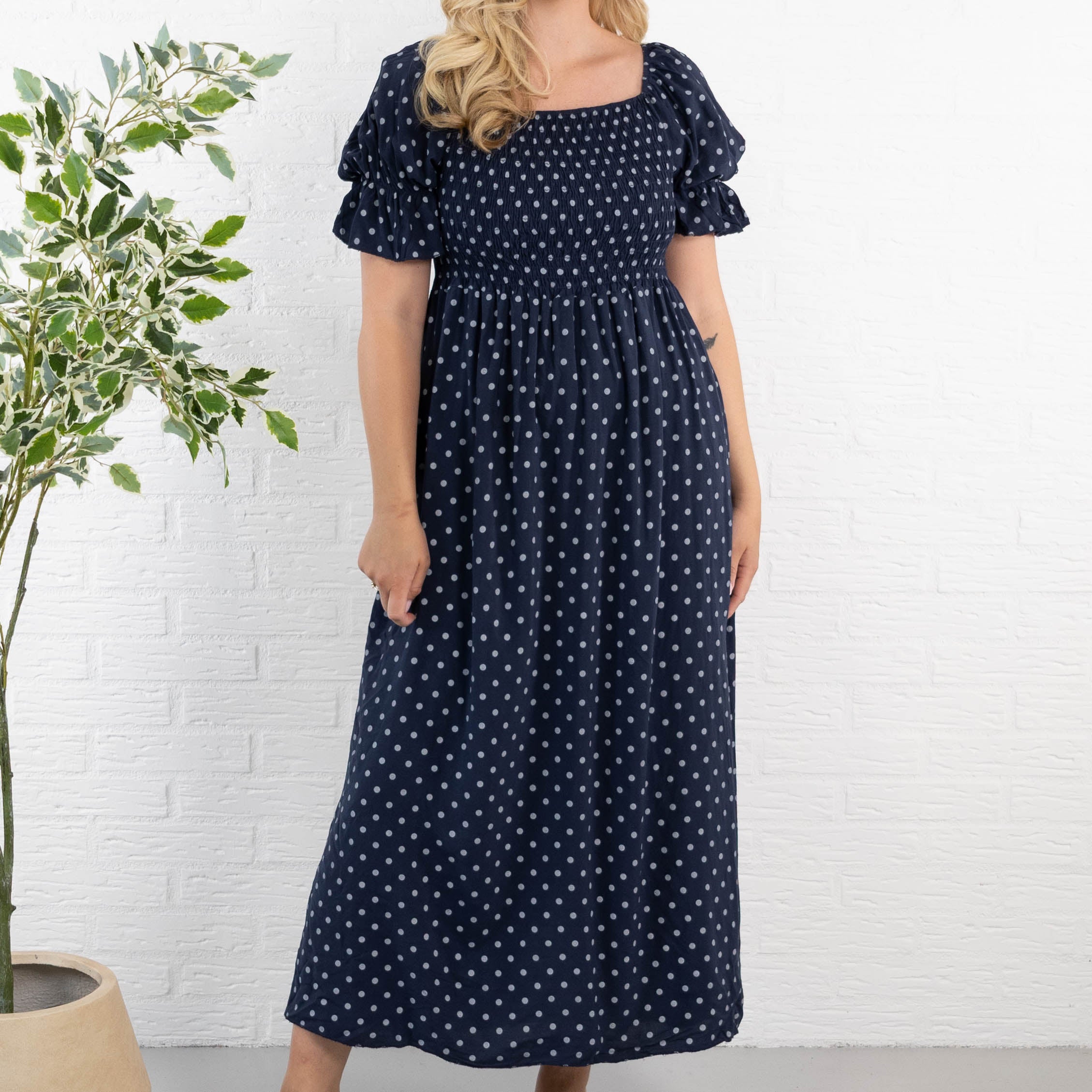 Amora kjole, Navy