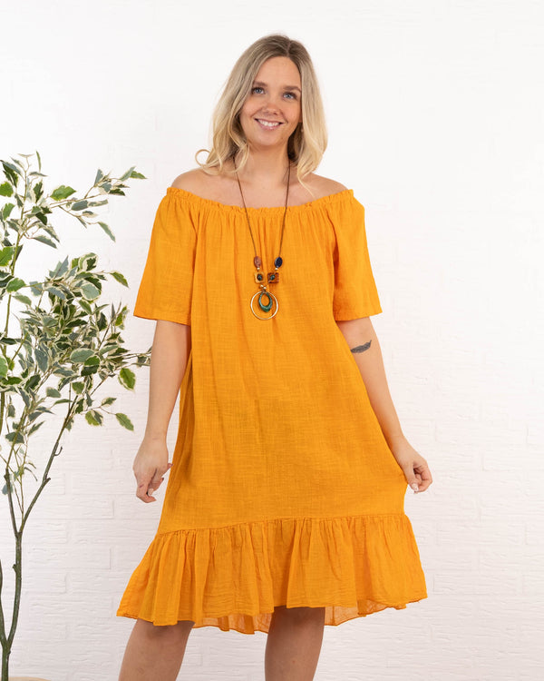 Miranda kjole, Orange