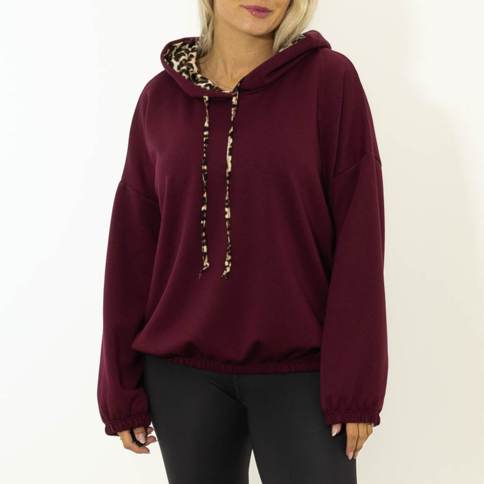 Anna Leo Sweatshirt, Bordeaux