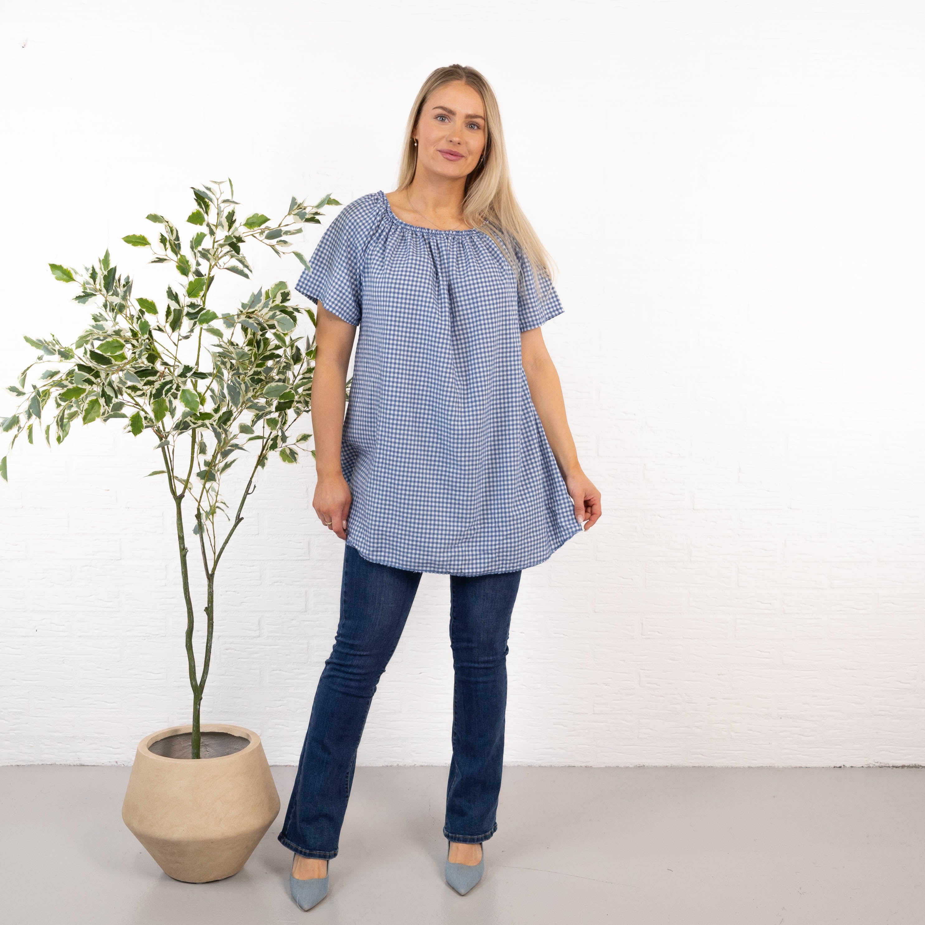 Mathilde overdel, Blå