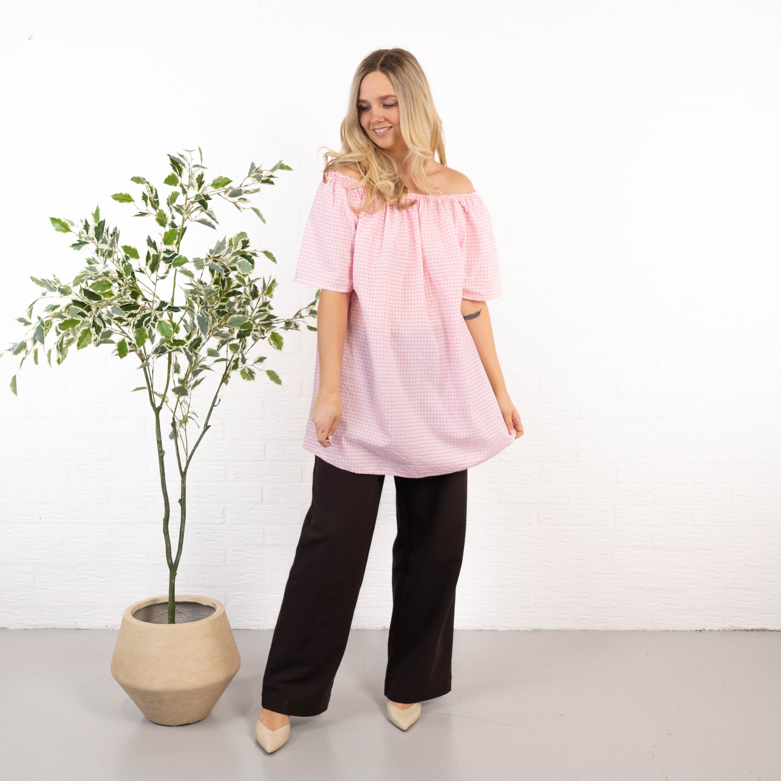 Mathilde overdel, Lyserød