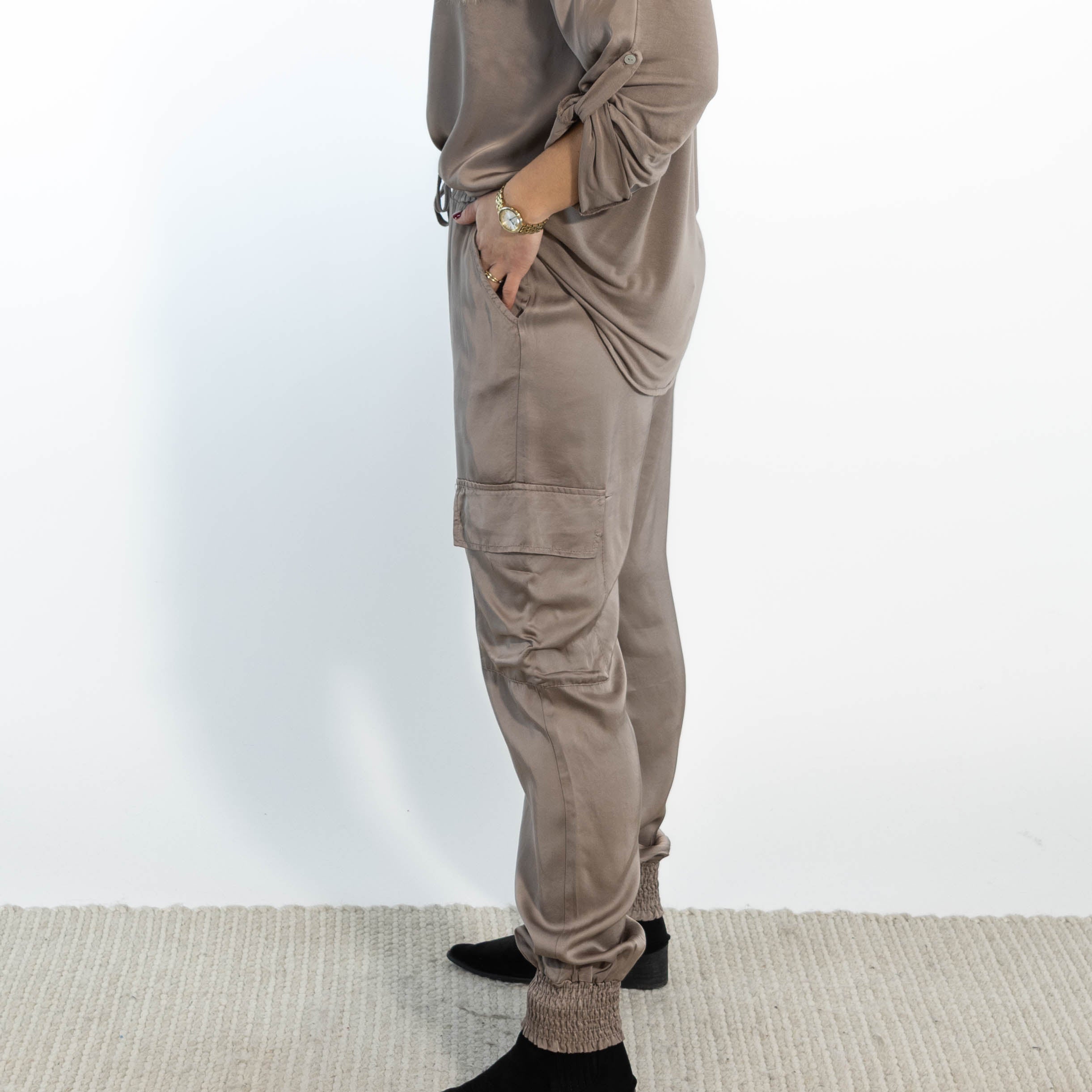 Megan combat bukser, Taupe