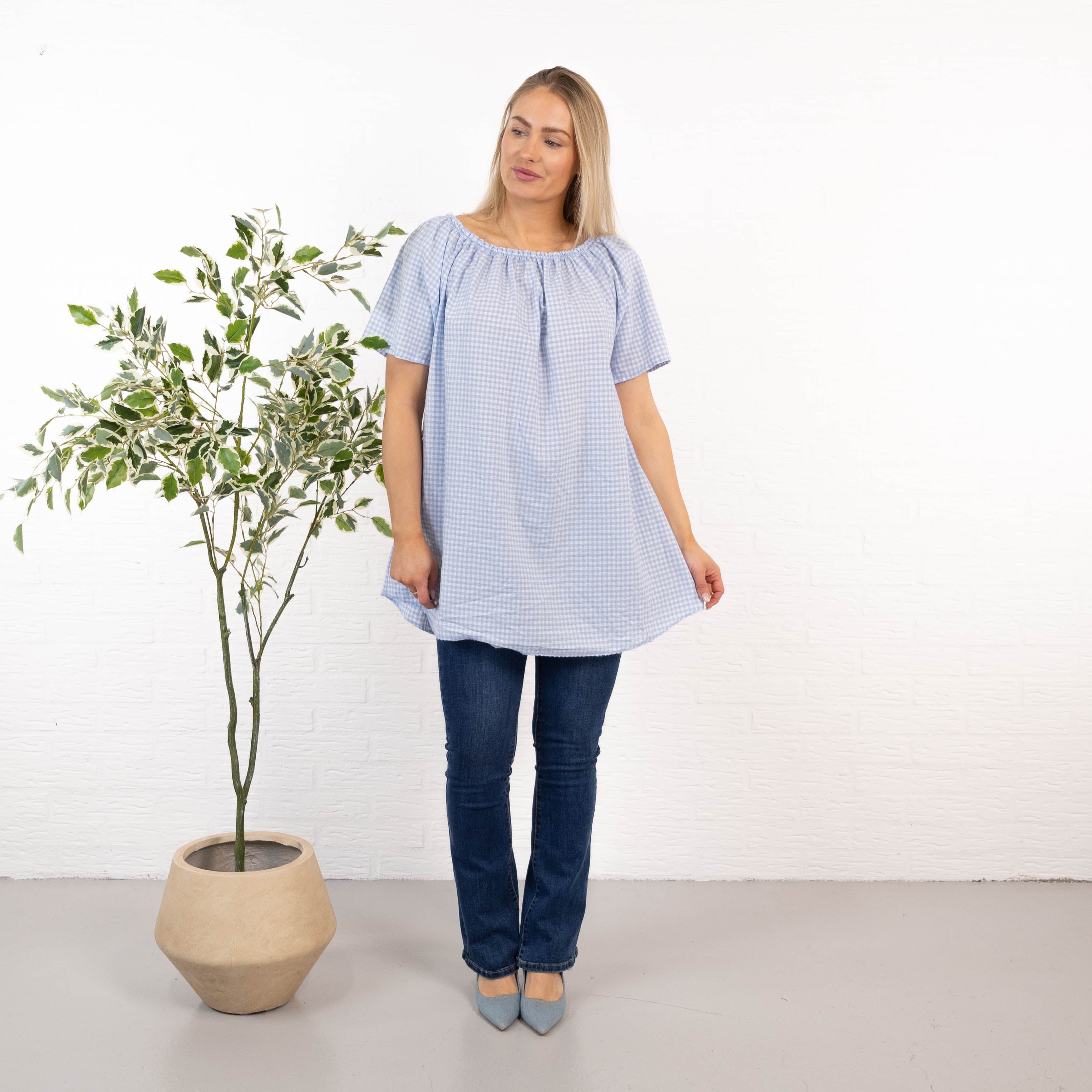 Mathilde overdel, Lyseblå