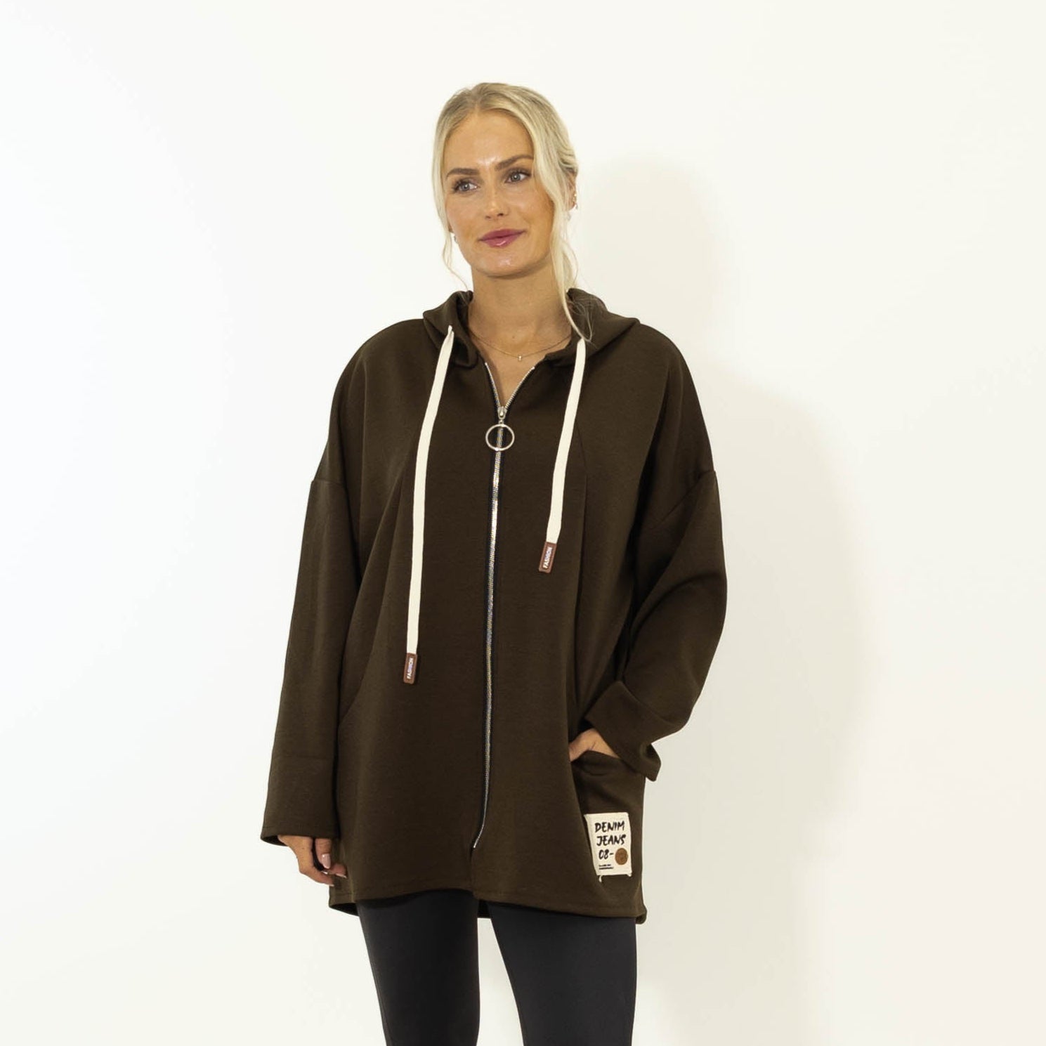 Ollie Lynlås Hoodie, Choko