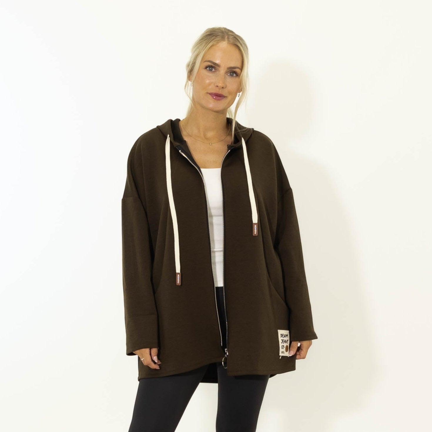 Ollie Lynlås Hoodie, Choko