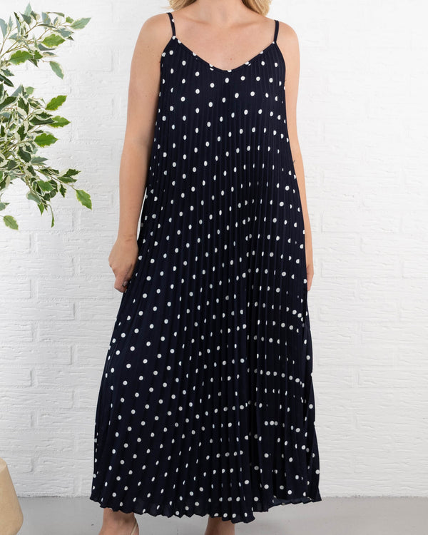 Pixie stropkjole, Navy