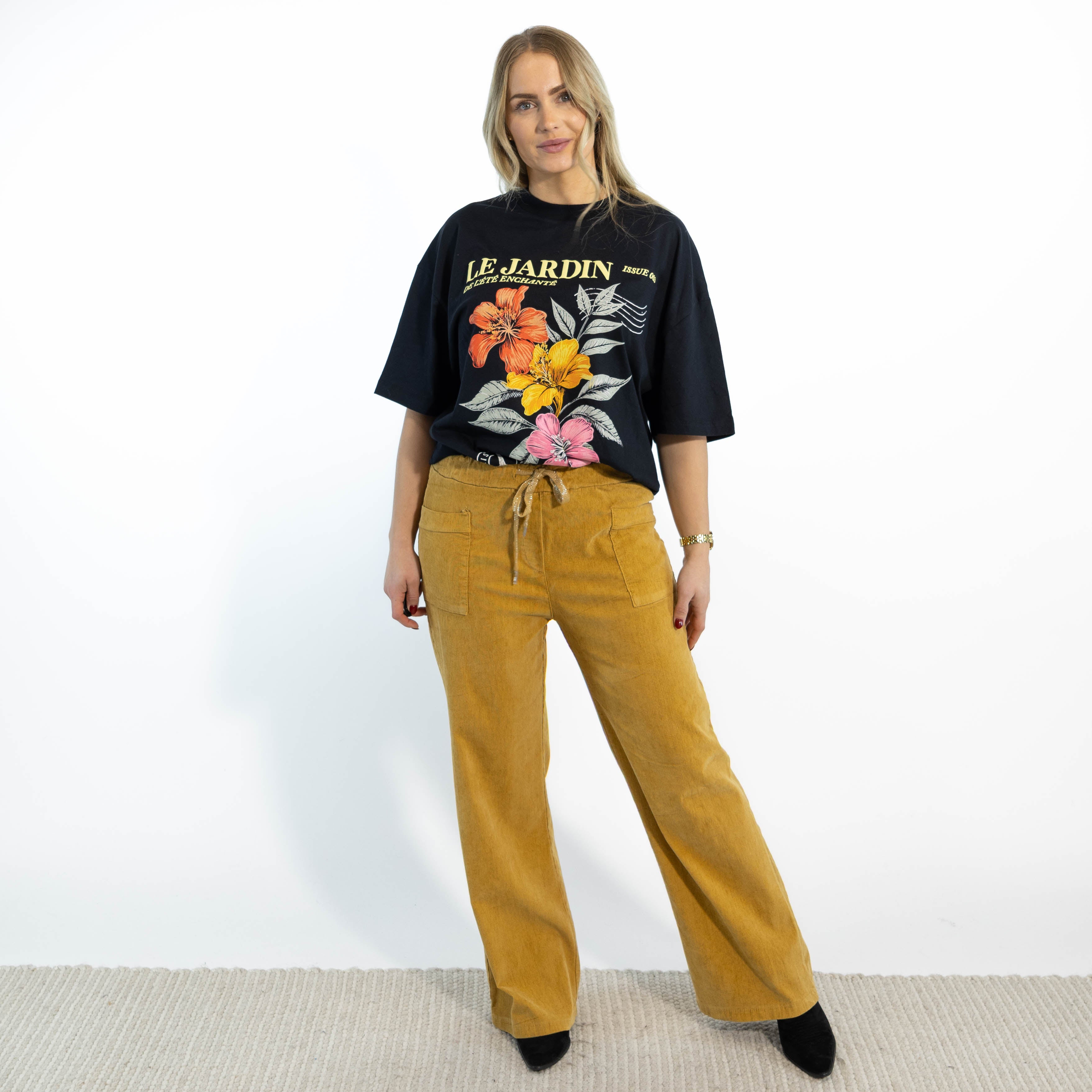 Christy fløjlsbukser, Camel