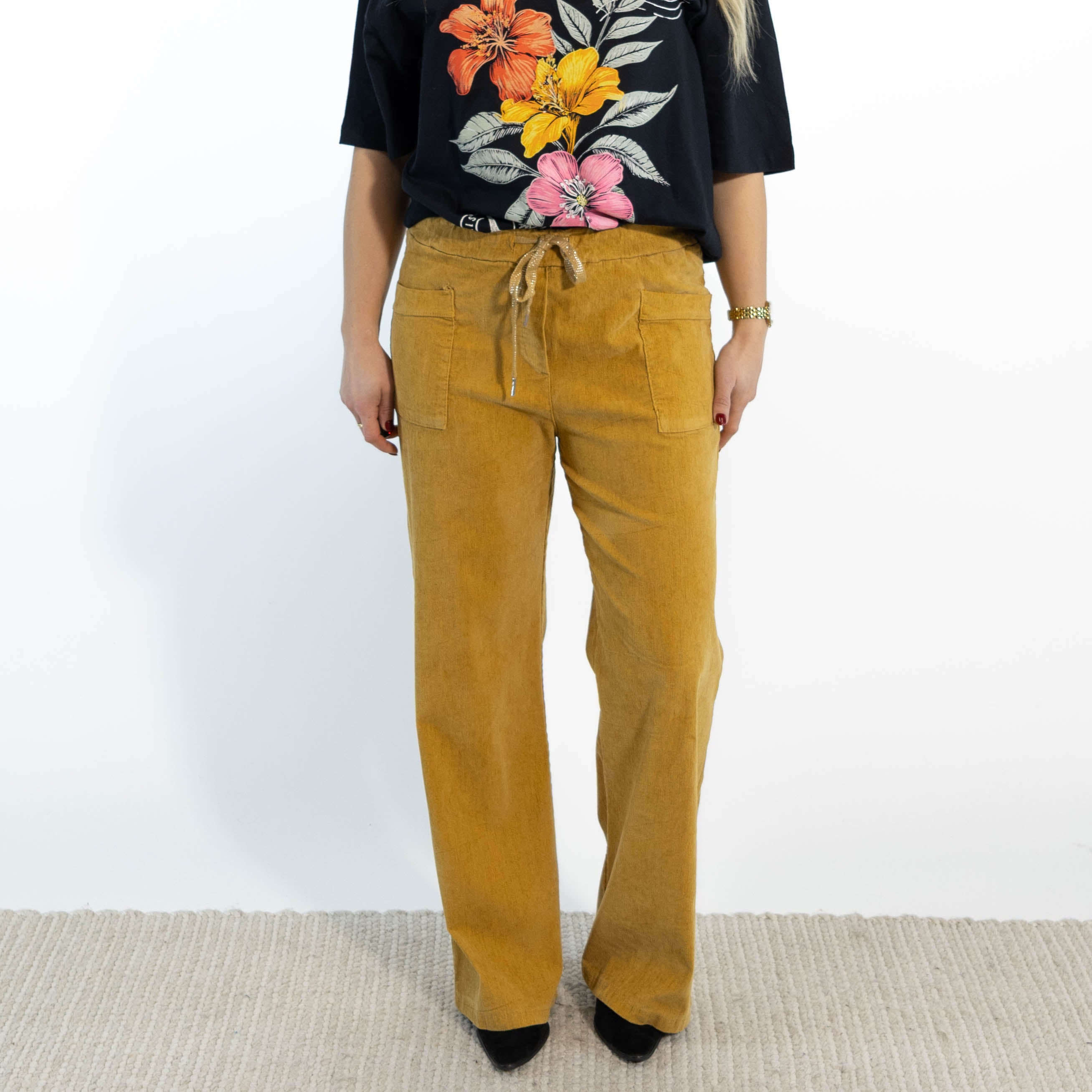 Christy fløjlsbukser, Camel