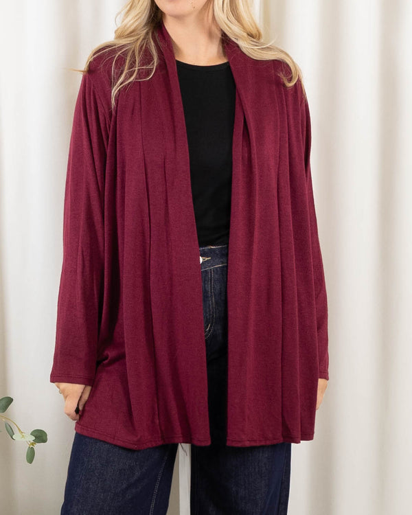 Alicia cardigan, Bordeaux