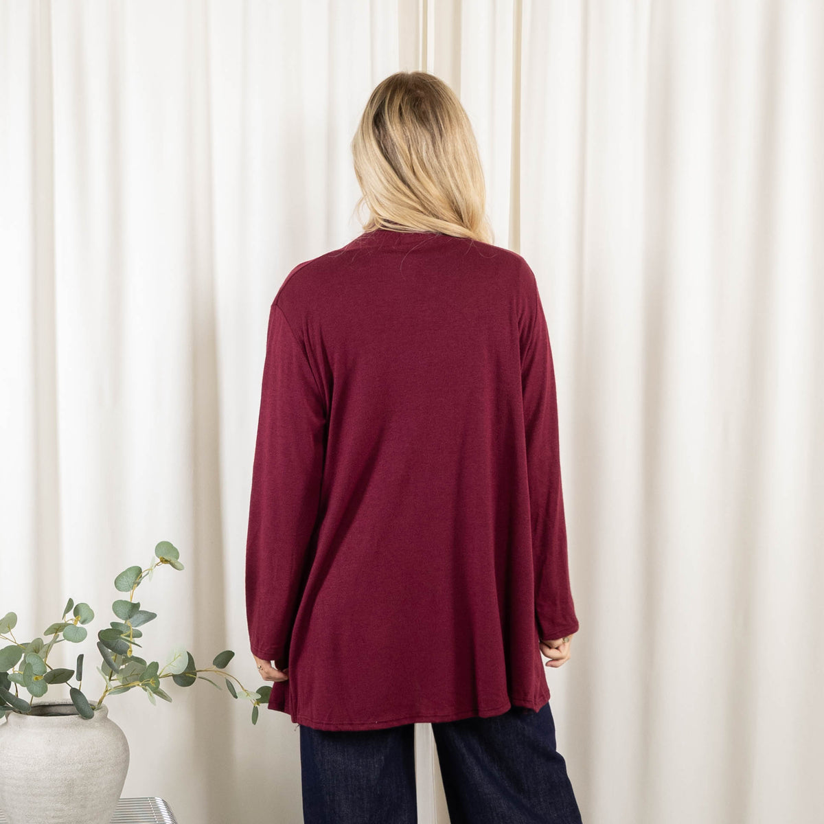 Alicia cardigan, Bordeaux
