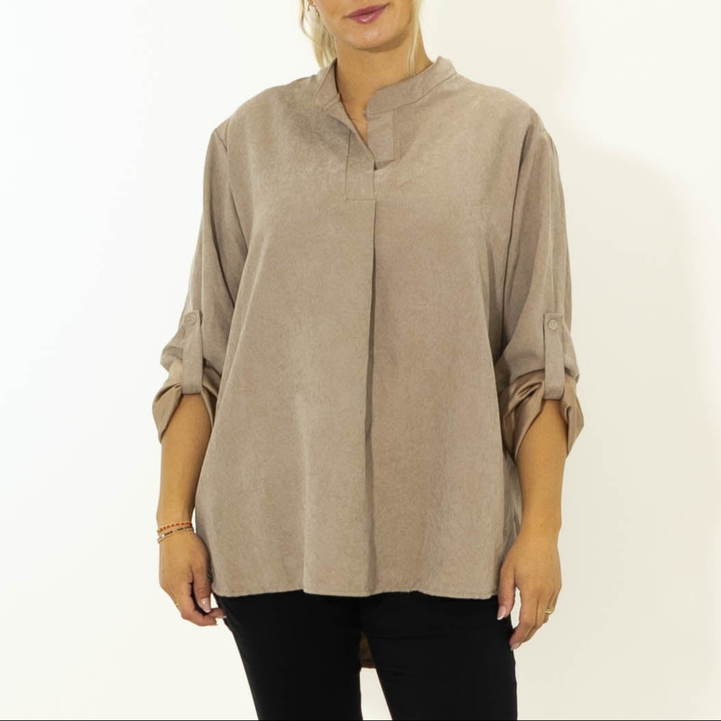 Sørine Ruskindsoverdel, Taupe