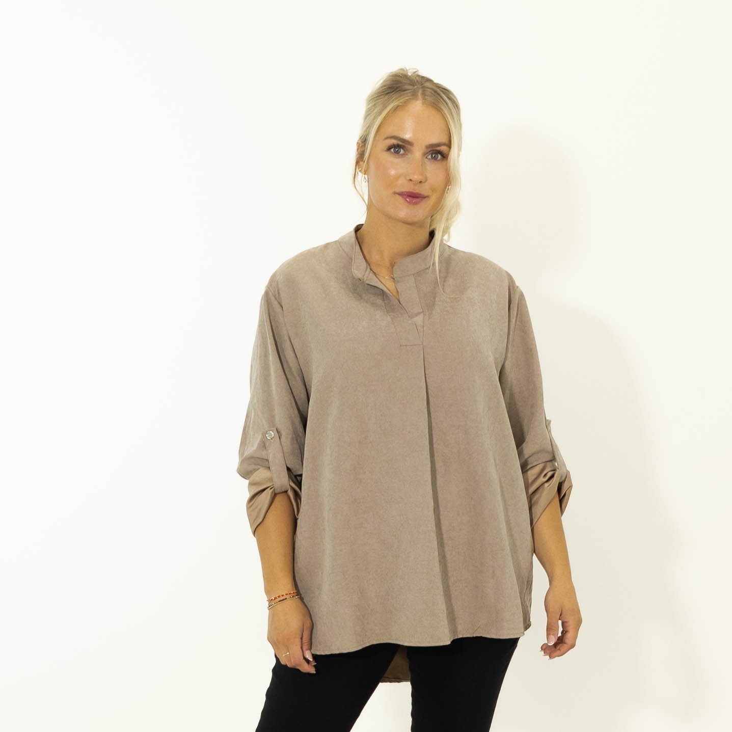 Sørine Ruskindsoverdel, Taupe