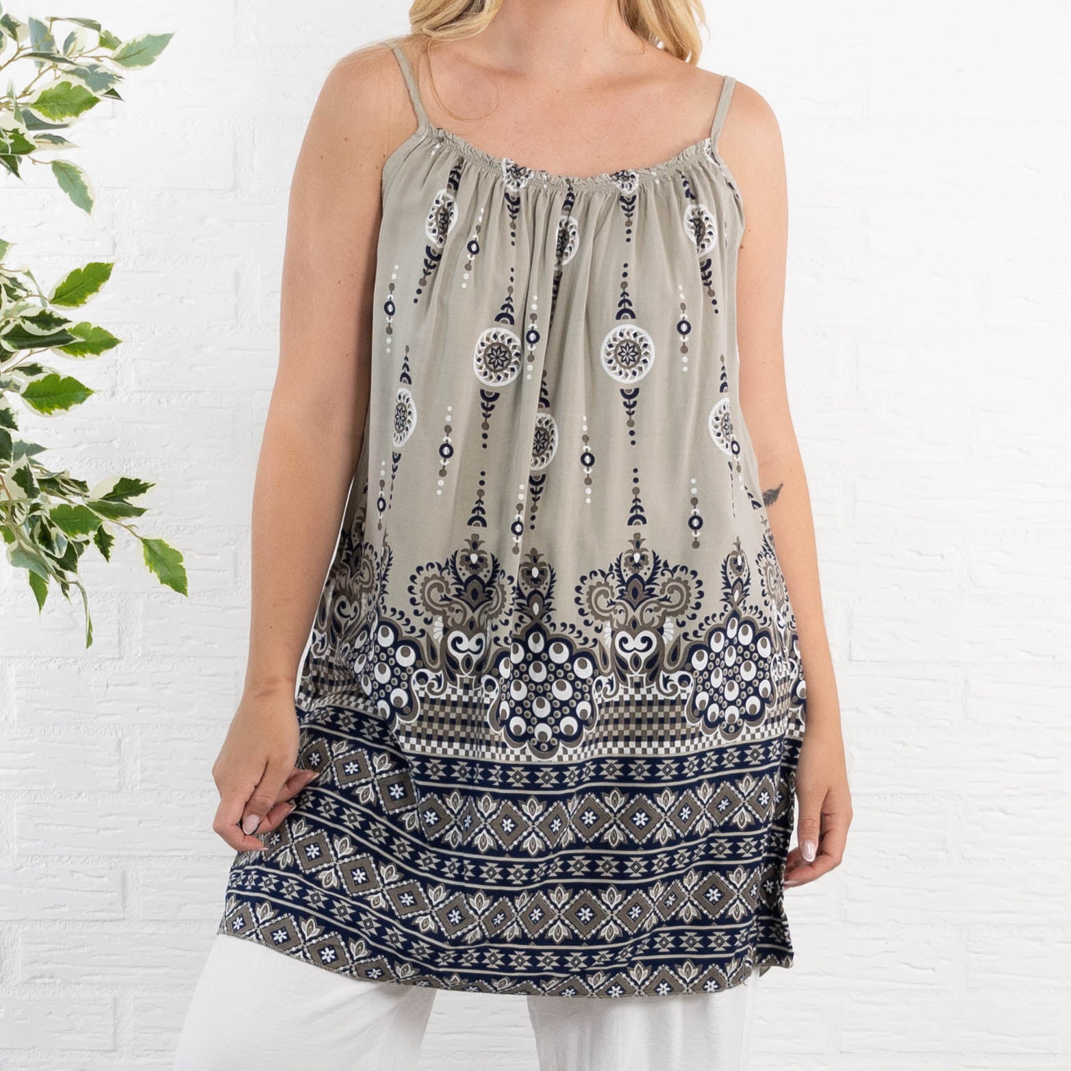 Rumor tunika/top, Taupe