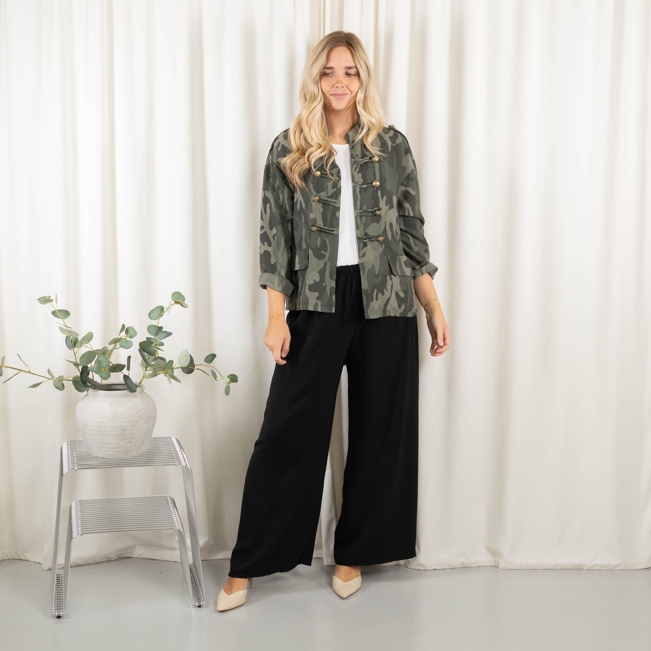 Sienna militærjakke, Khaki